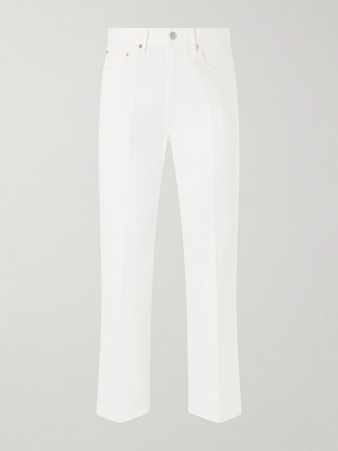 Kaptain Sunshine Skate Straight-leg Jeans In White