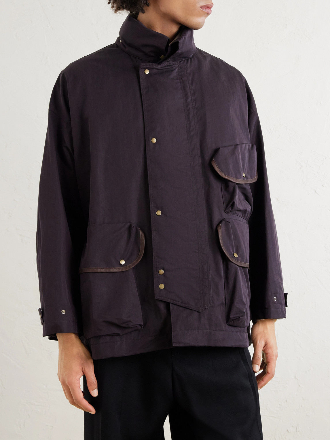  Kaptain Sunshine - Hunter Cotton-blend Twill Jacket - Men - Brown - 3 