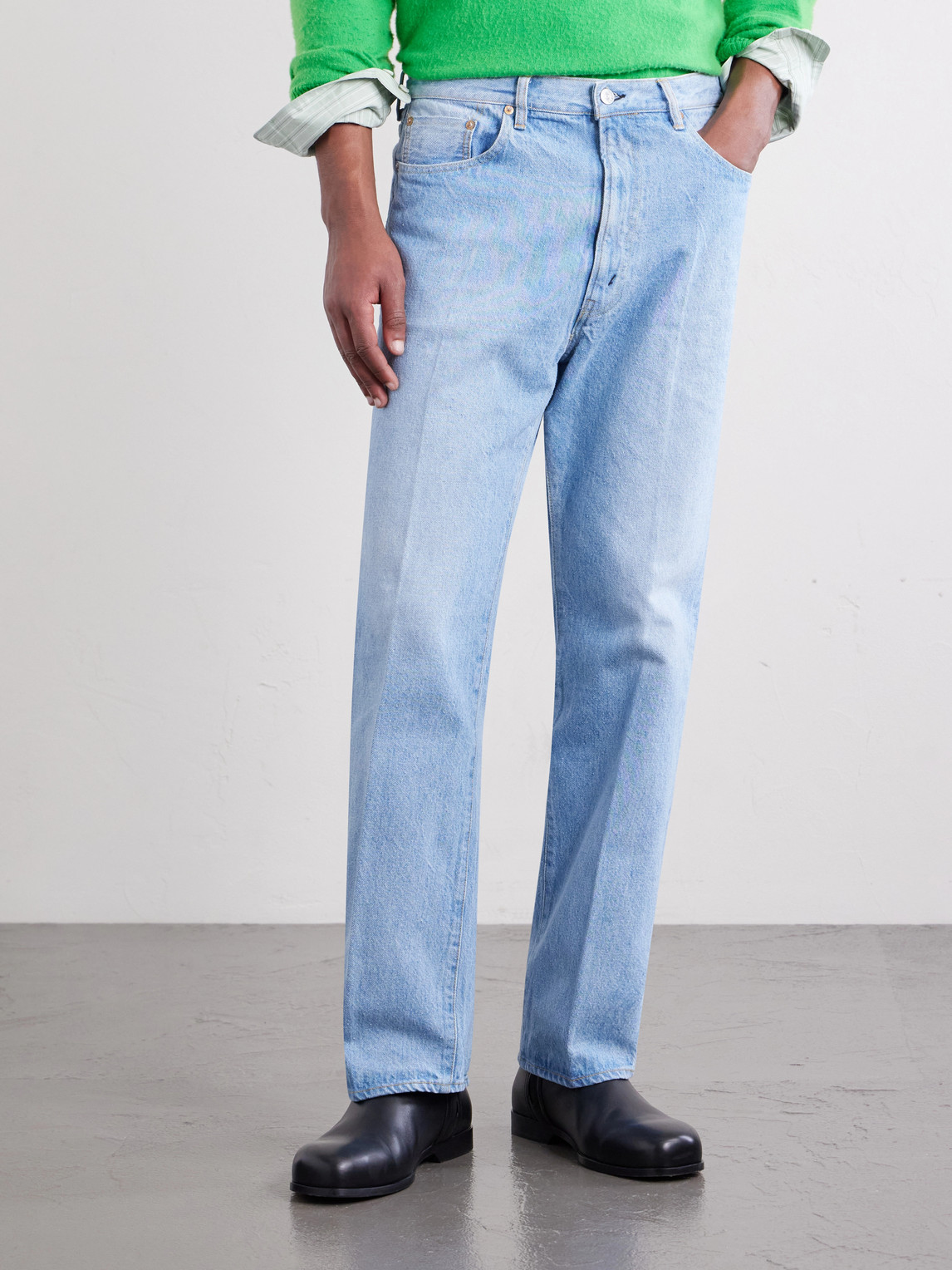 Skate Shoecut Straight-Leg Denim