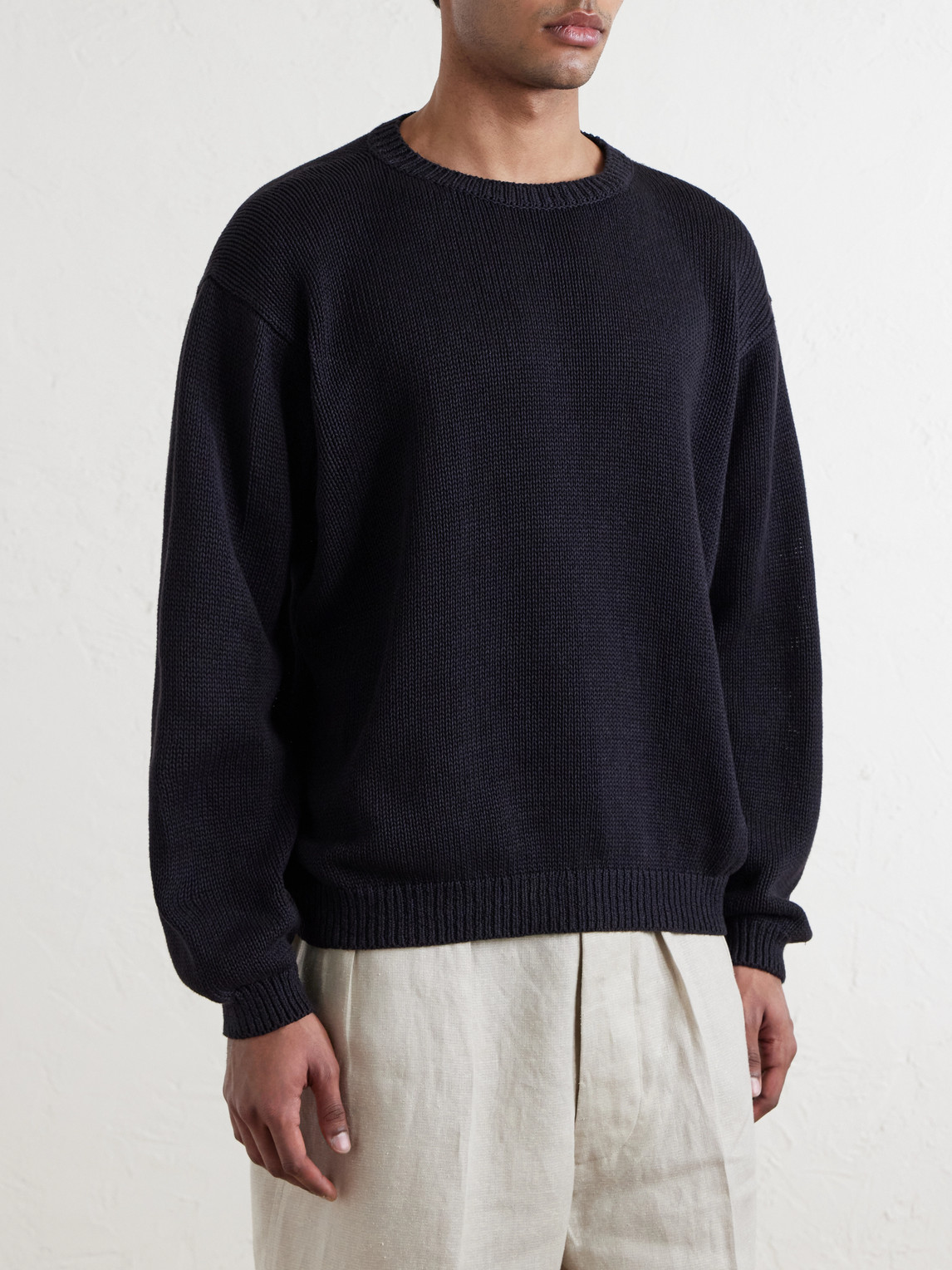  Kaptain Sunshine - Cotton Sweater - Men - Black - 2 