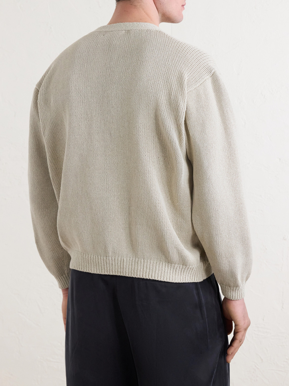  Kaptain Sunshine - Cotton-blend Cardigan - Men - Neutrals - 3 