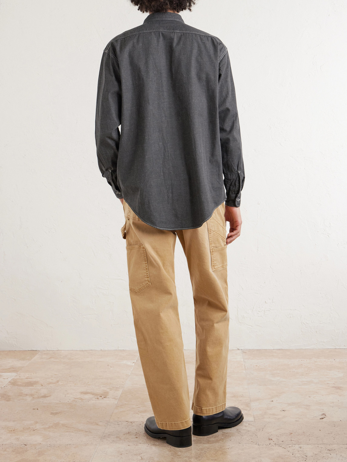 Work Suvin Cotton And Hemp-Blend Shirt
