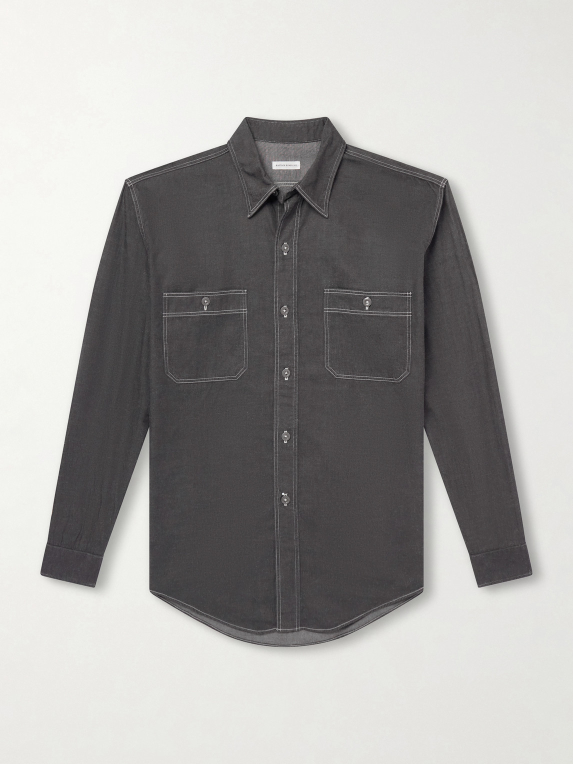 Kaptain Sunshine Work Suvin Cotton and Hemp-Blend Shirt - Men