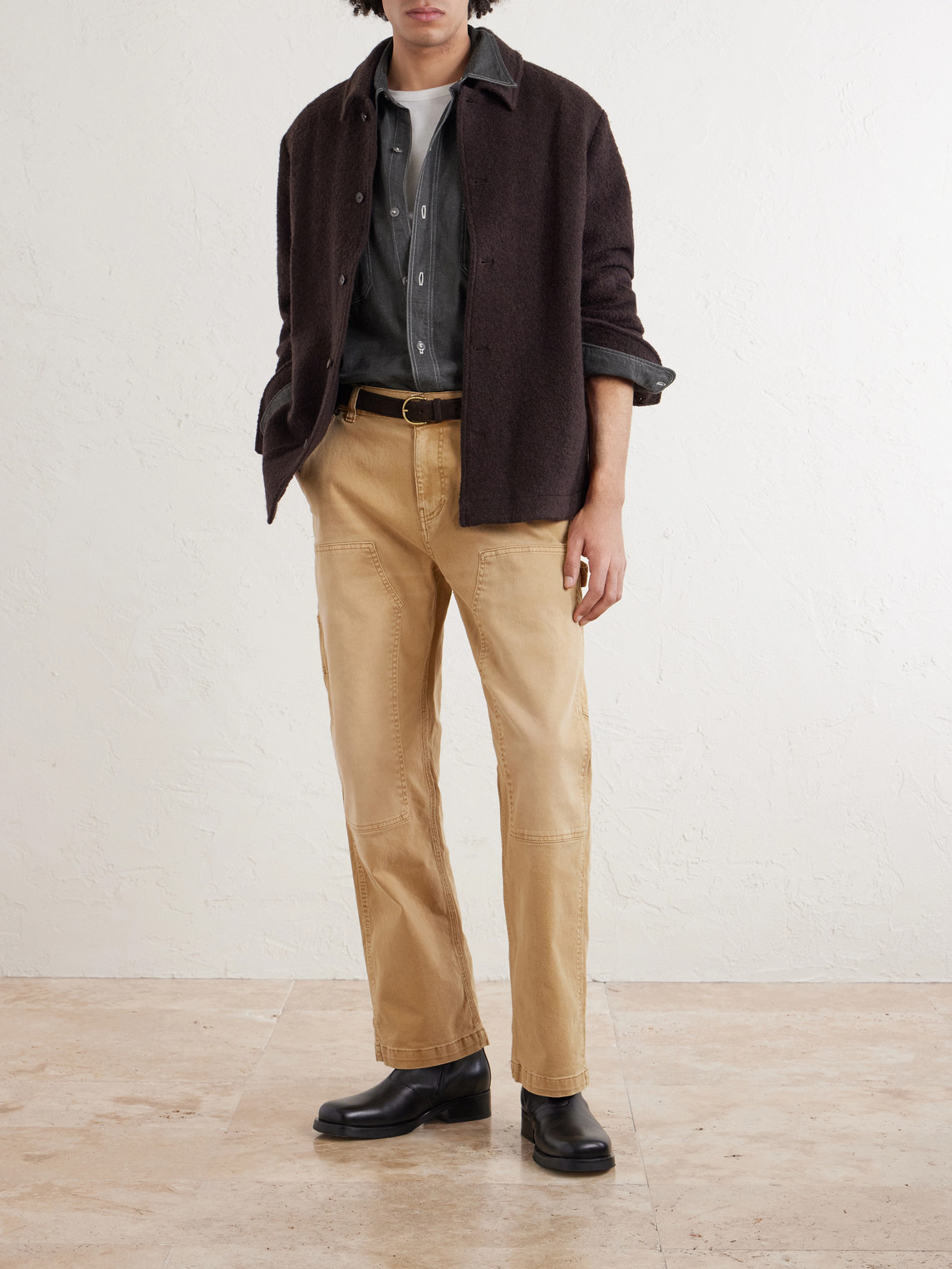 Work Suvin Cotton And Hemp-Blend Shirt