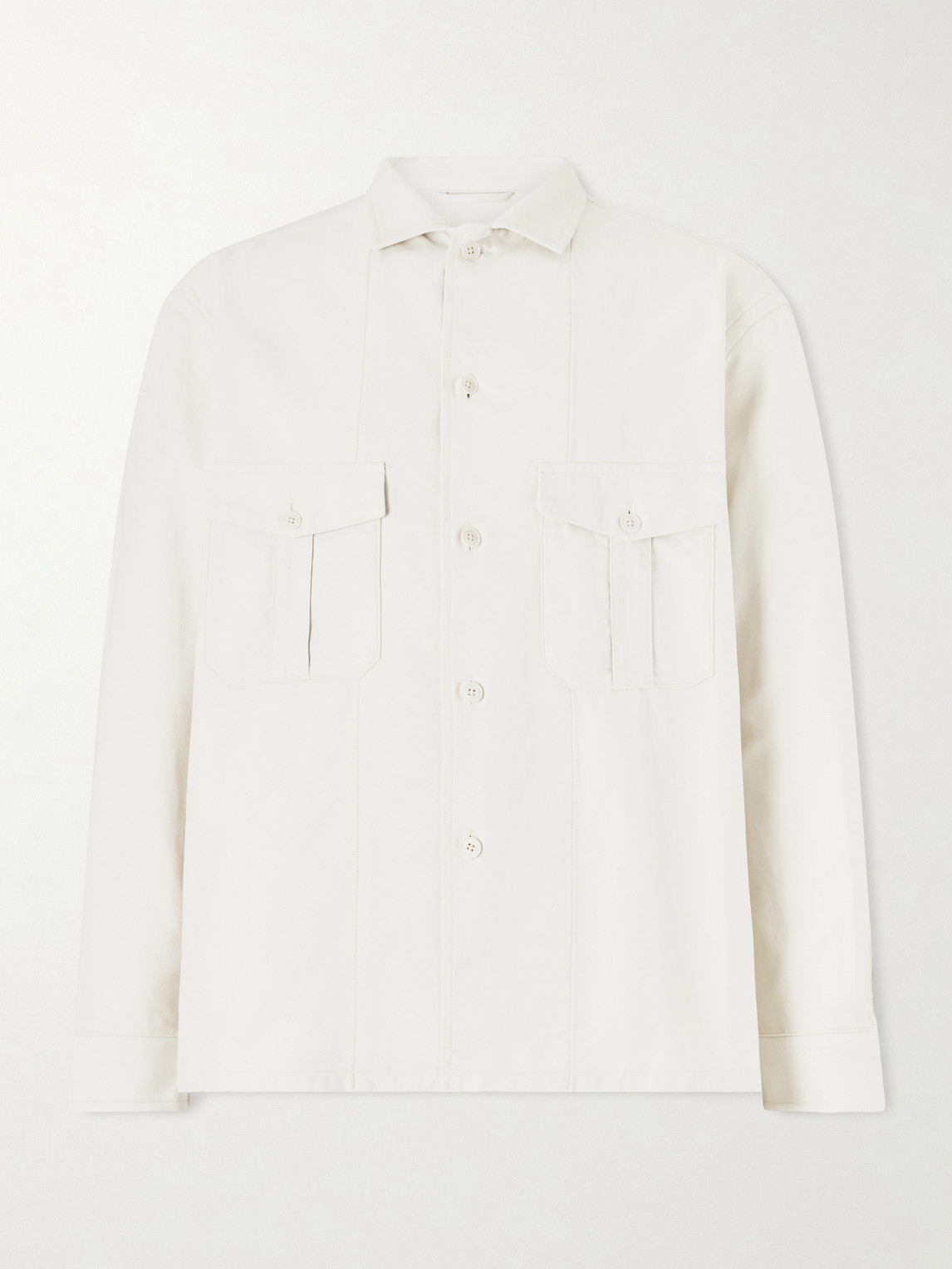 Kaptain Sunshine Military Cotton-Twill Overshirt - Men