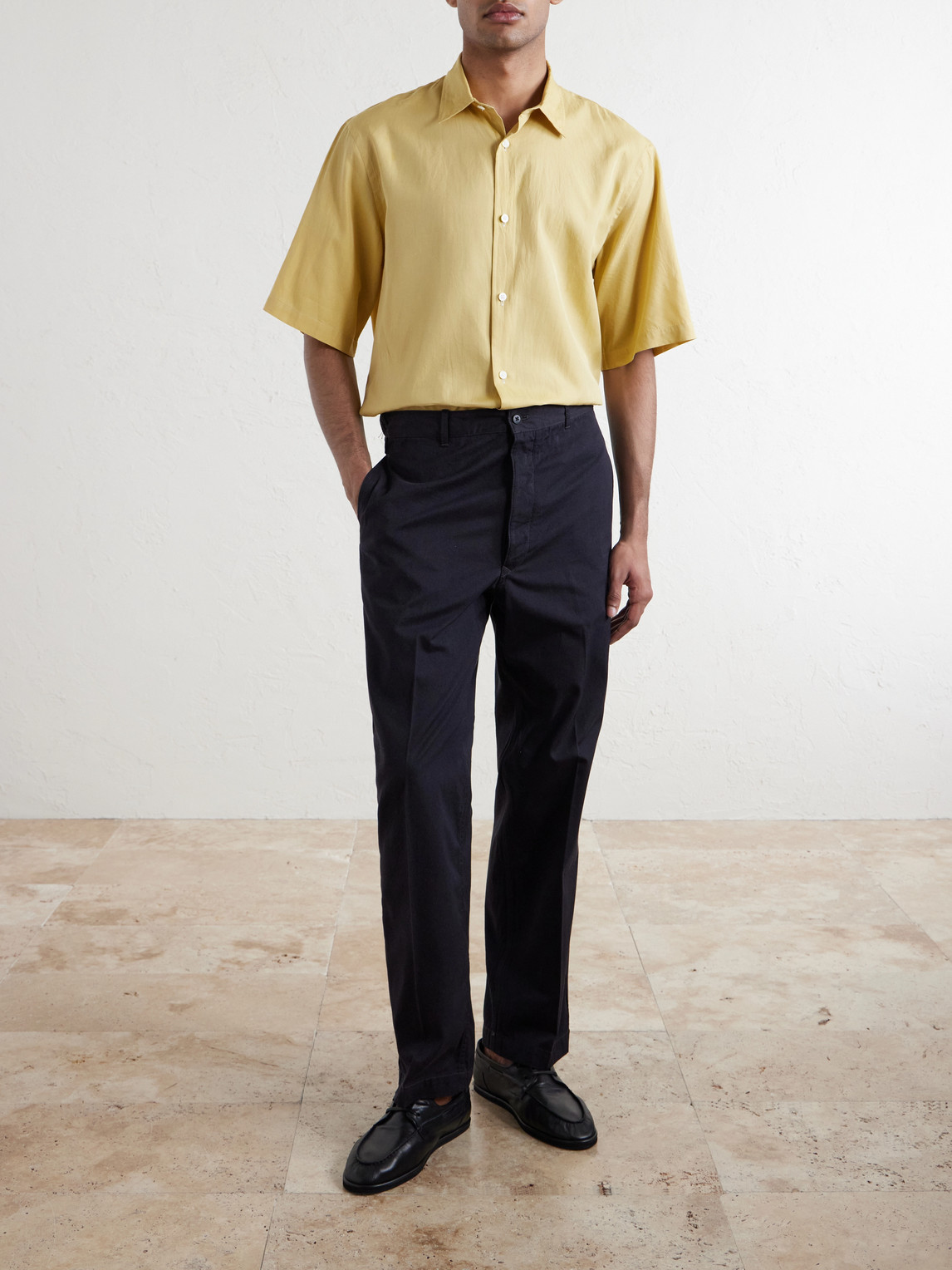 Cotton And Silk-Blend Shirt