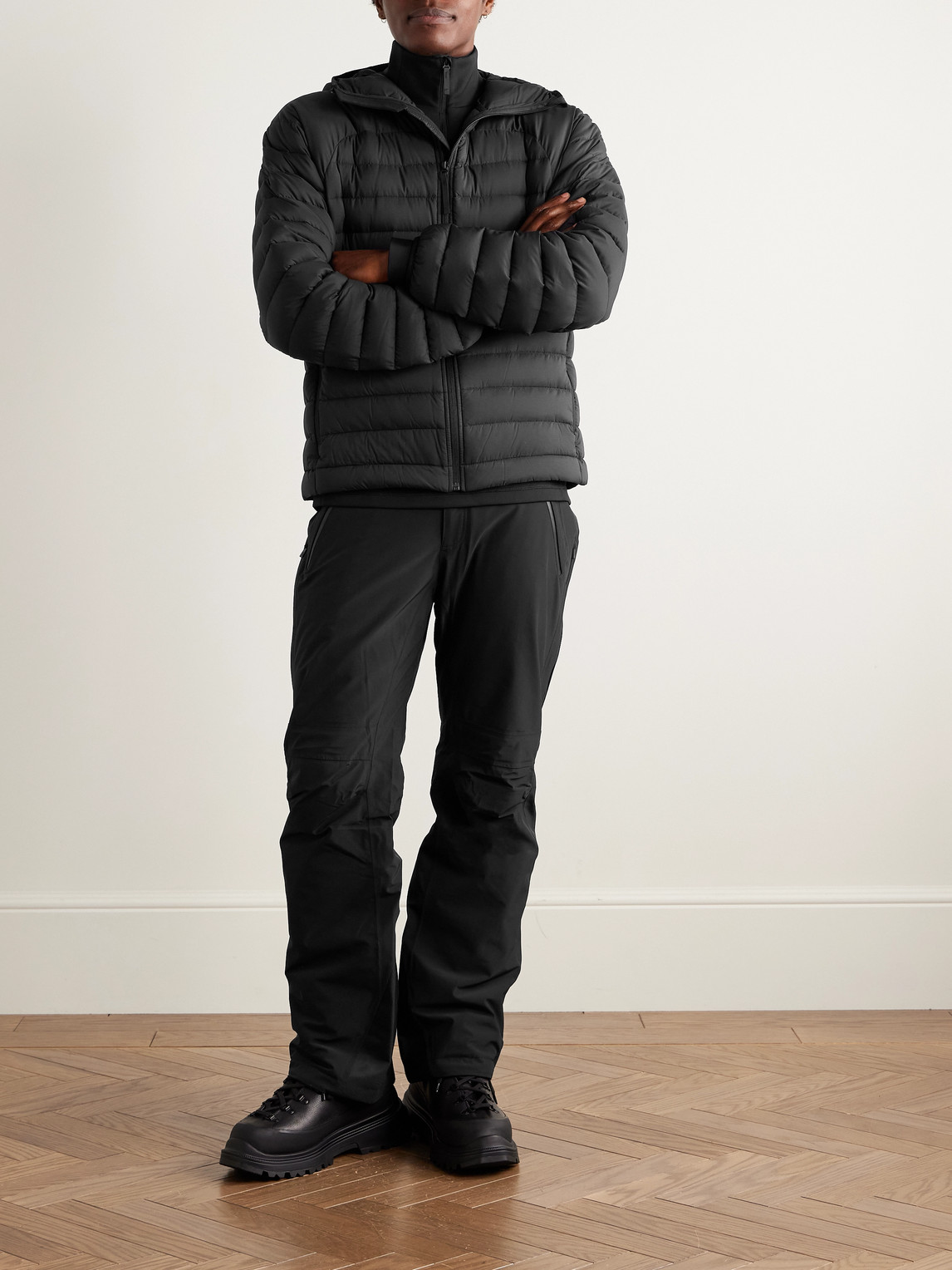 Ajax Slim-Fit Stretch-Jersey Zip-Up Ski Base Layer — 2