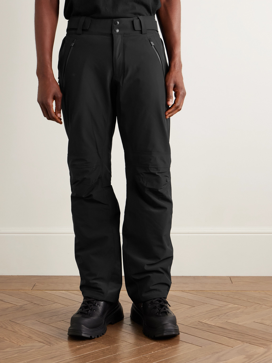  Aztech Mountain - Team Aztech Bootcut Padded Ski Pants - Men - Black - L 