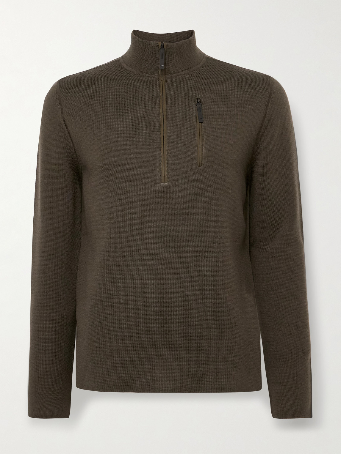 Aztech Mountain Matterhorn hell-Trimmed Wool Half-Zip weater - Men