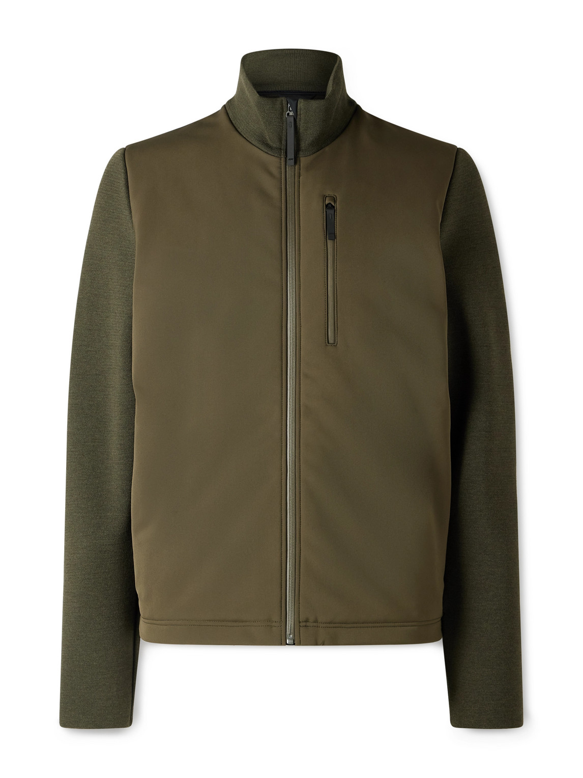 Aztech Mountain Evan Shell And Wool Down Jacket In Green