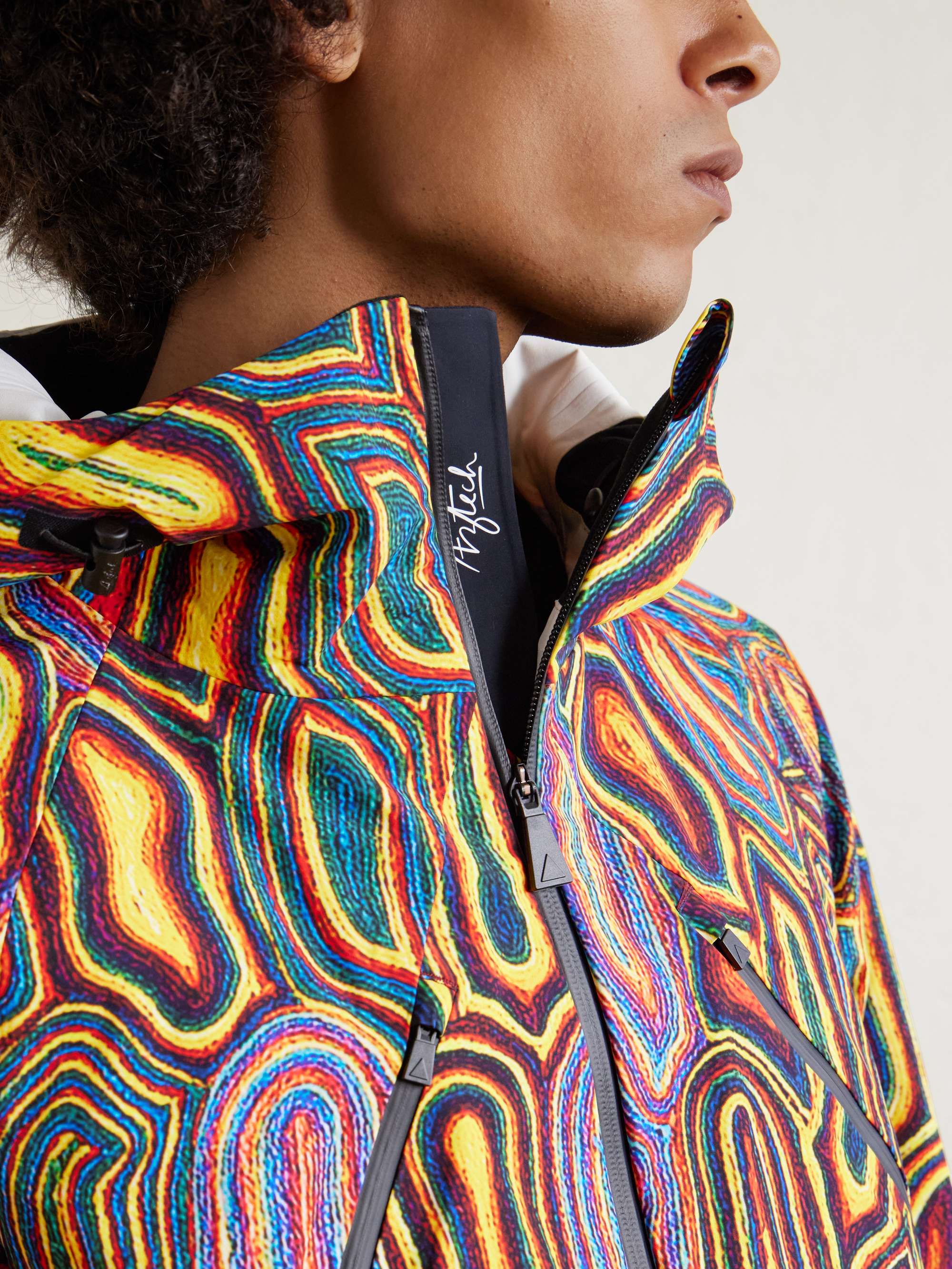 AZTECH MOUNTAIN جاكيت تزلّج Hayden بقبعة من قماش ريبستوب