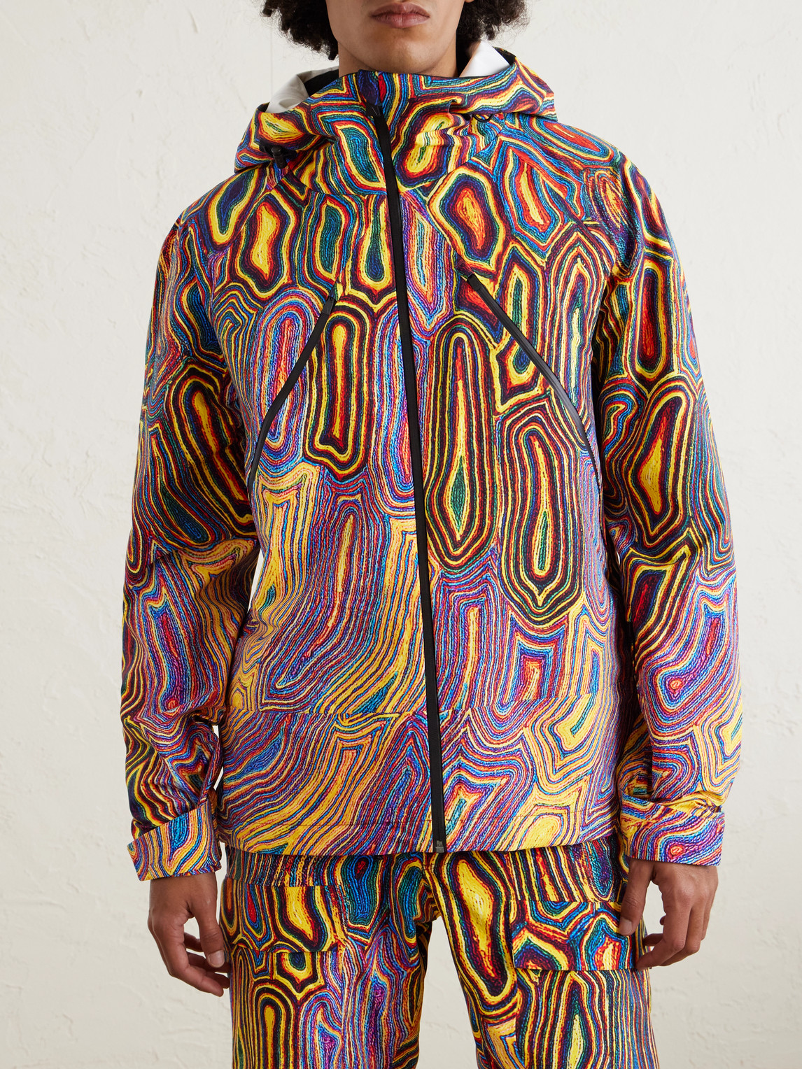  Aztech Mountain - Matthew Day Jackson Hayden Printed 3l Stretch-nylon Hooded Ski Jacket - Men - Purple - M 