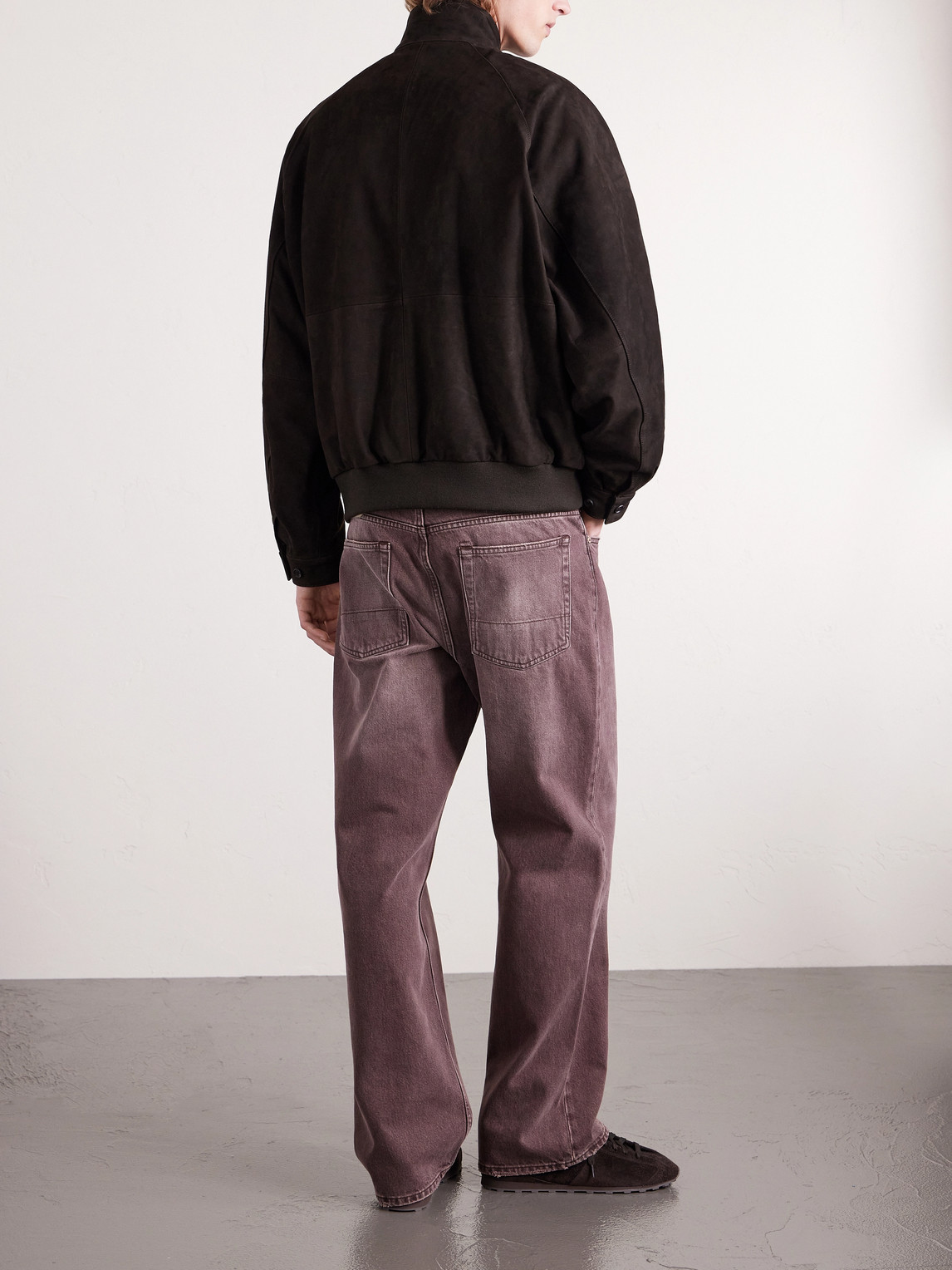  Ssstein - Nubuck Bomber Jacket - Men - Brown - S 
