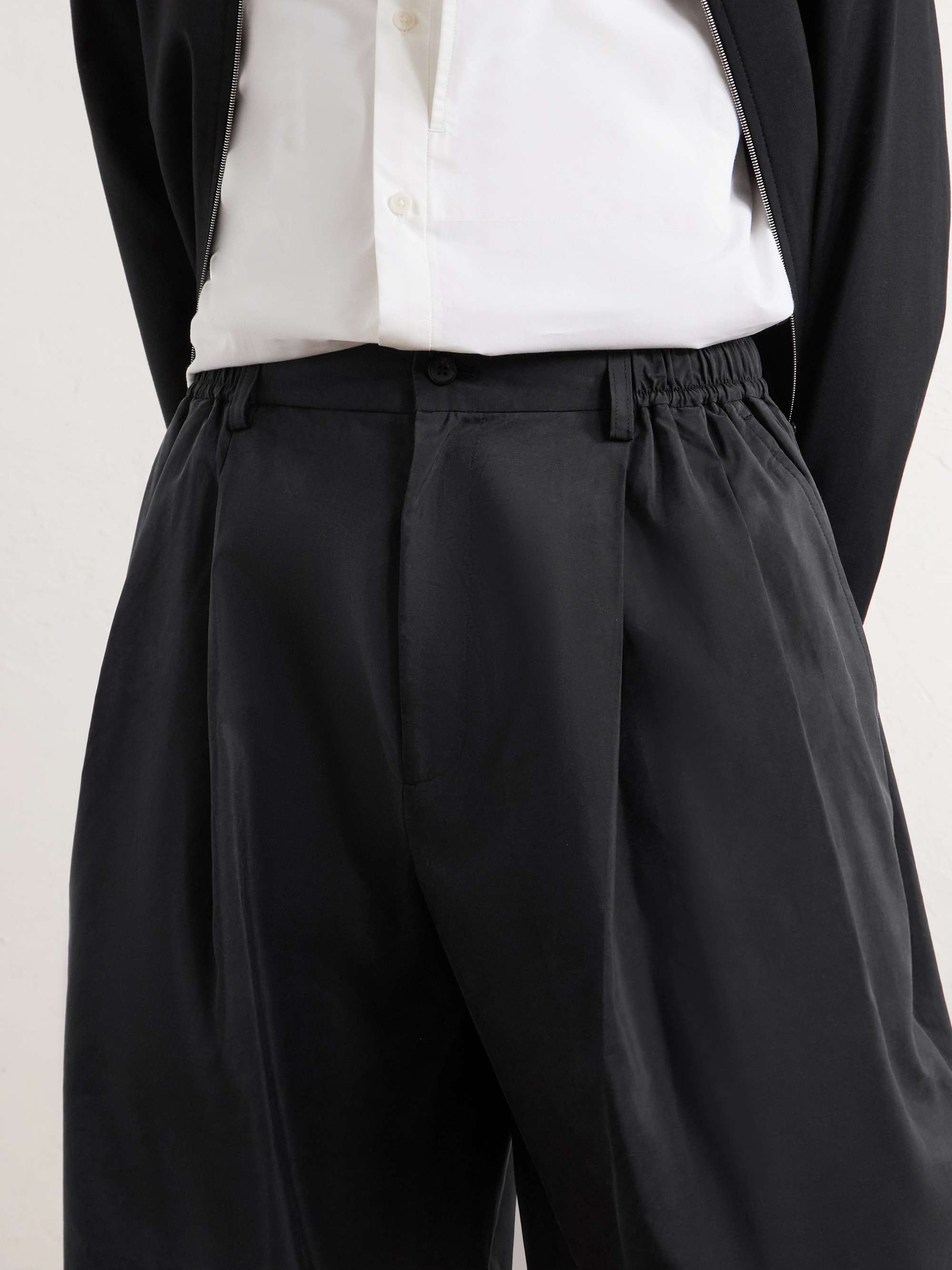 SSSTEIN Easy Wide-Leg Silk-Blend Shorts for Men | MR PORTER US