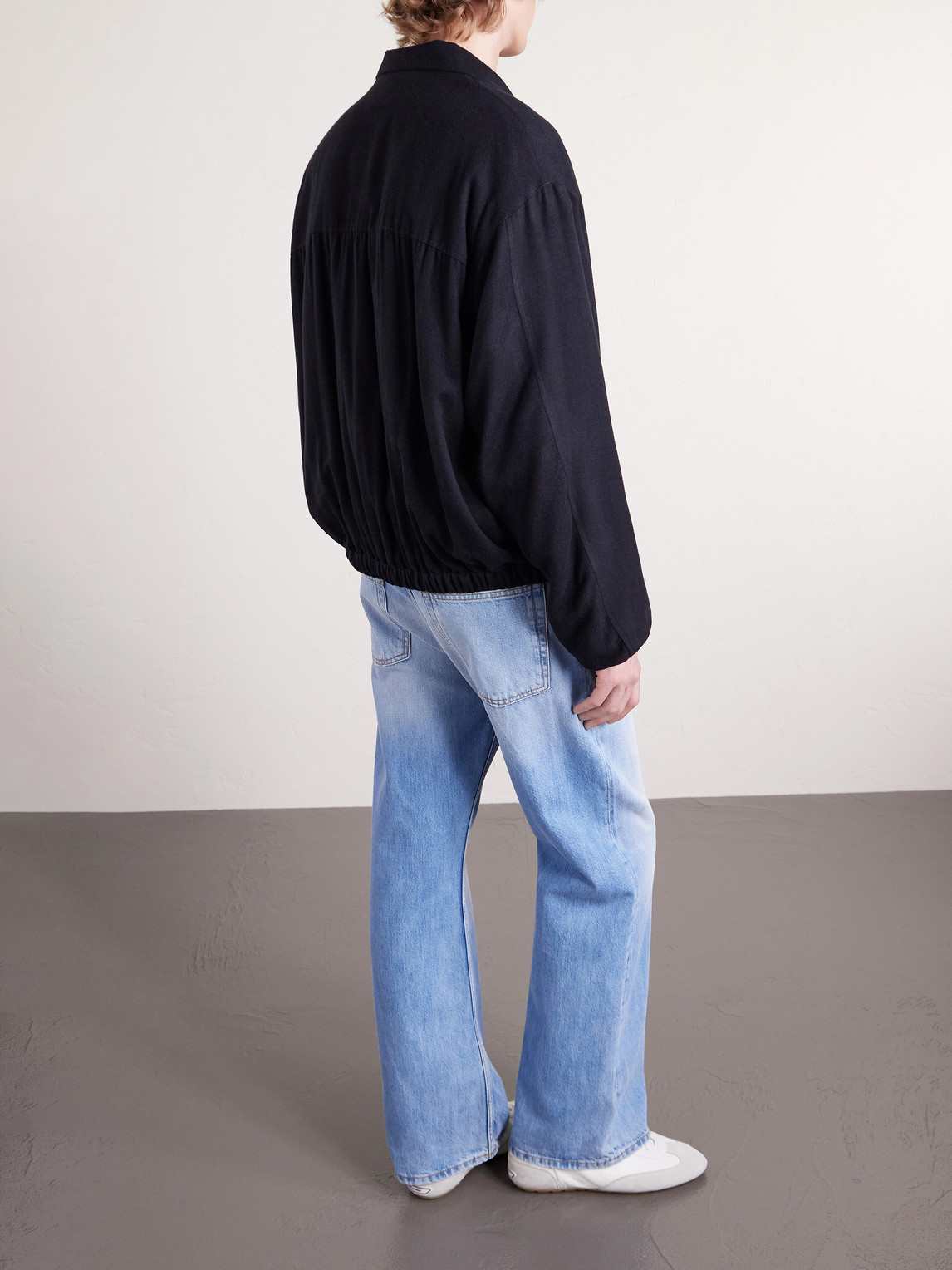  Ssstein - Silk-blend Flannel Jacket - Men - Black - M 
