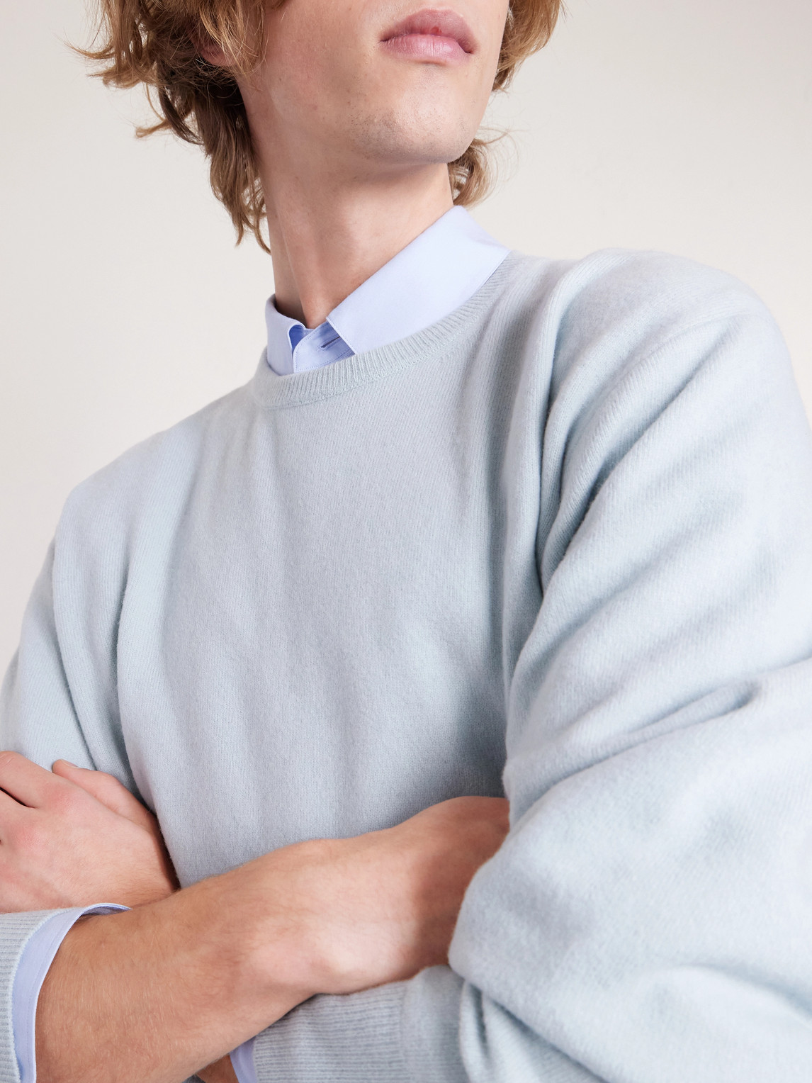 Ssstein Wool Sweater In Blue