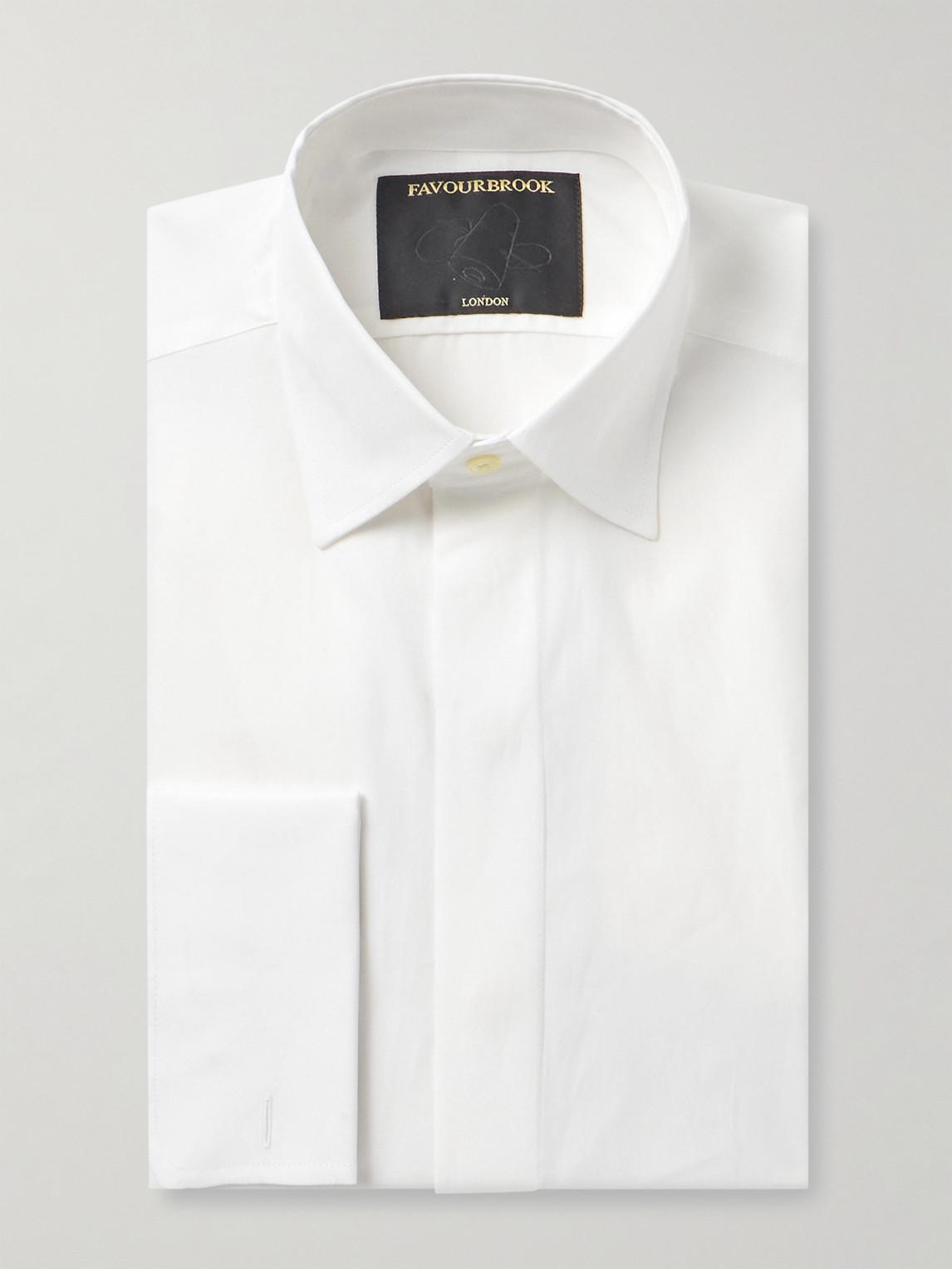 Favourbrook Gatsby Cotton-poplin Shirt In White