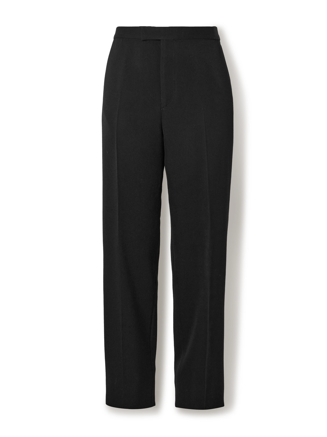 Favourbrook Hampton Straight-leg Grosgrain-trimmed Wool-twill Tuxedo Trousers In Black