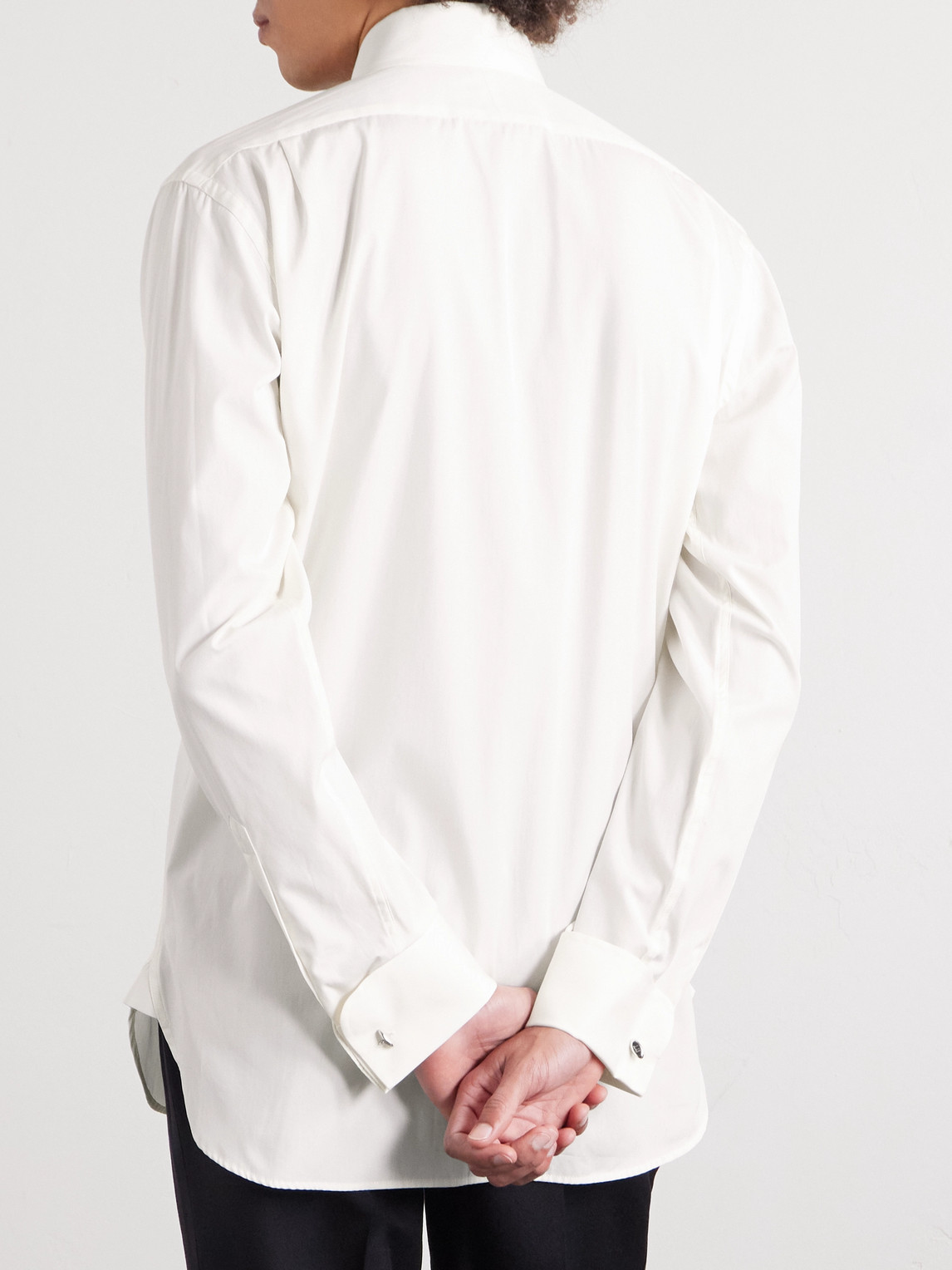  Favourbrook - Cotton-poplin Shirt - Men - Neutrals - Uk/us 15 