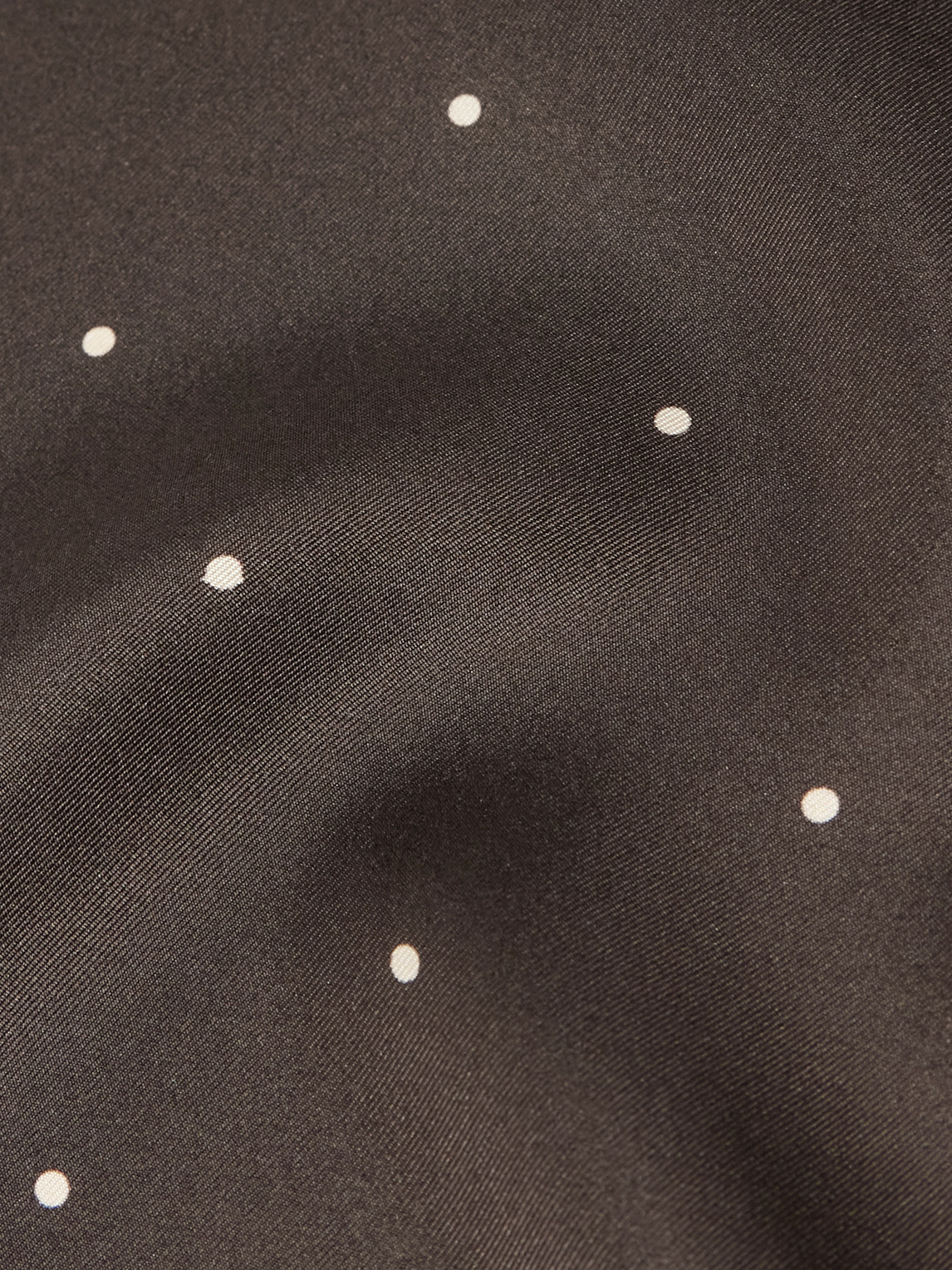  Favourbrook - Polka-dot Silk-twill Scarf - Men - Brown 
