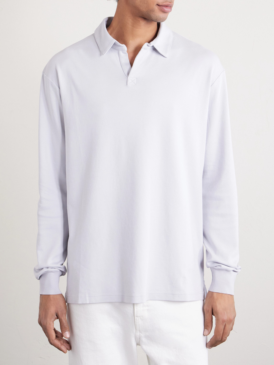 Supima Cotton-Jersey Polo Shirt