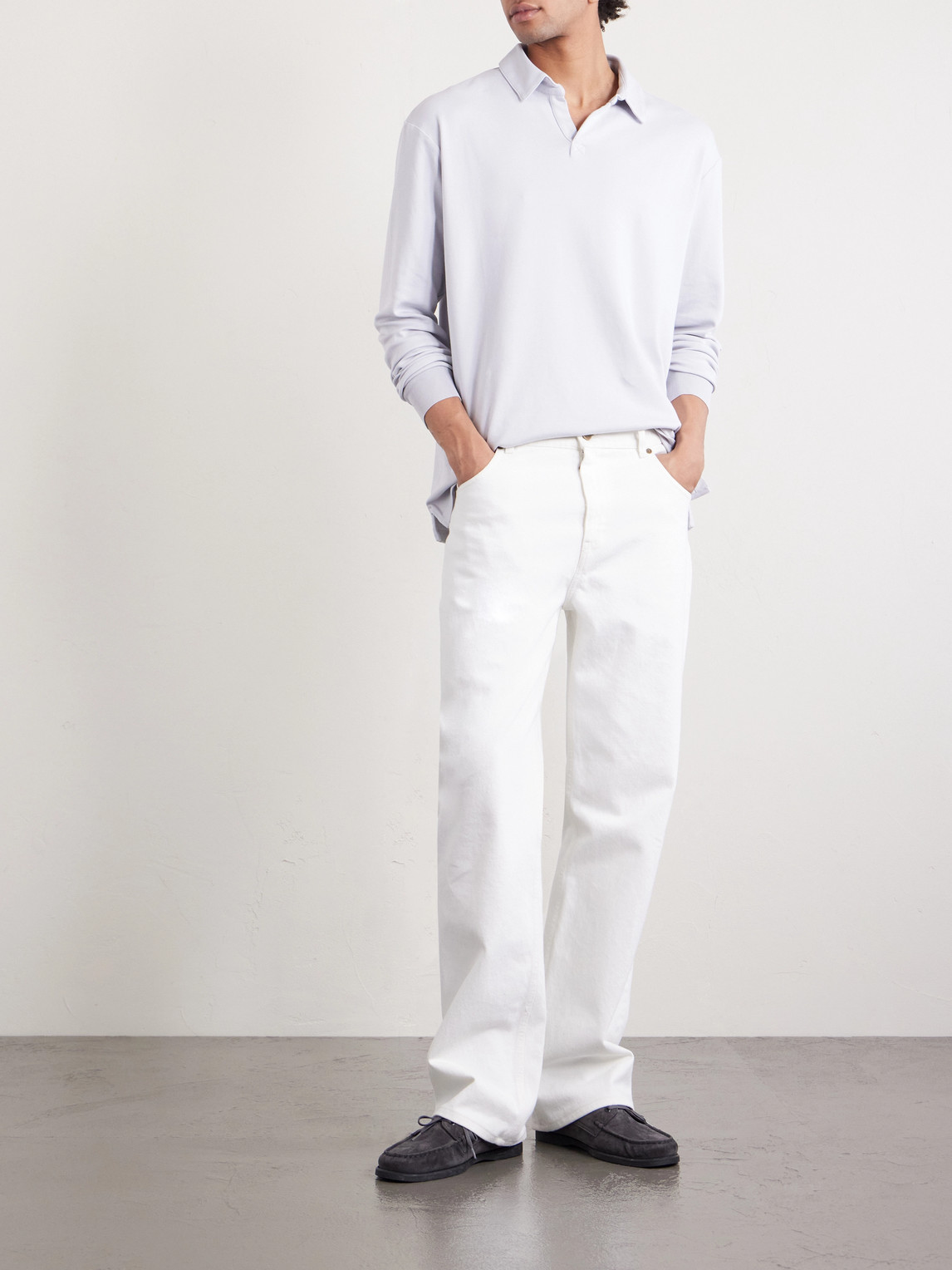 Supima Cotton-Jersey Polo Shirt