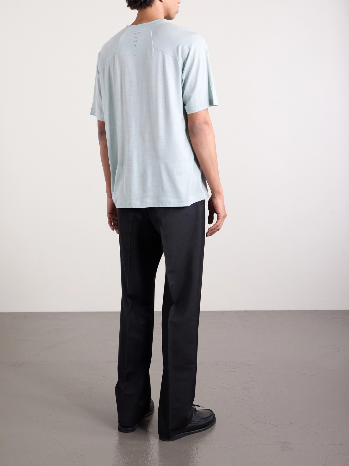 Runner Logo-Print Merino T-Shirt