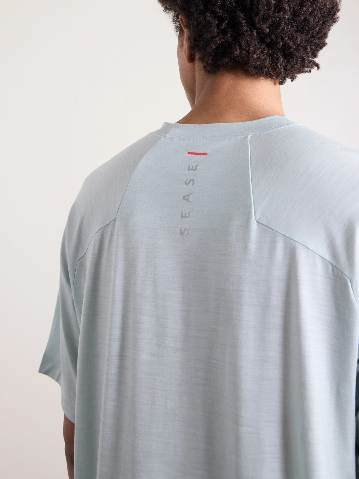 Runner Logo-Print Merino T-Shirt