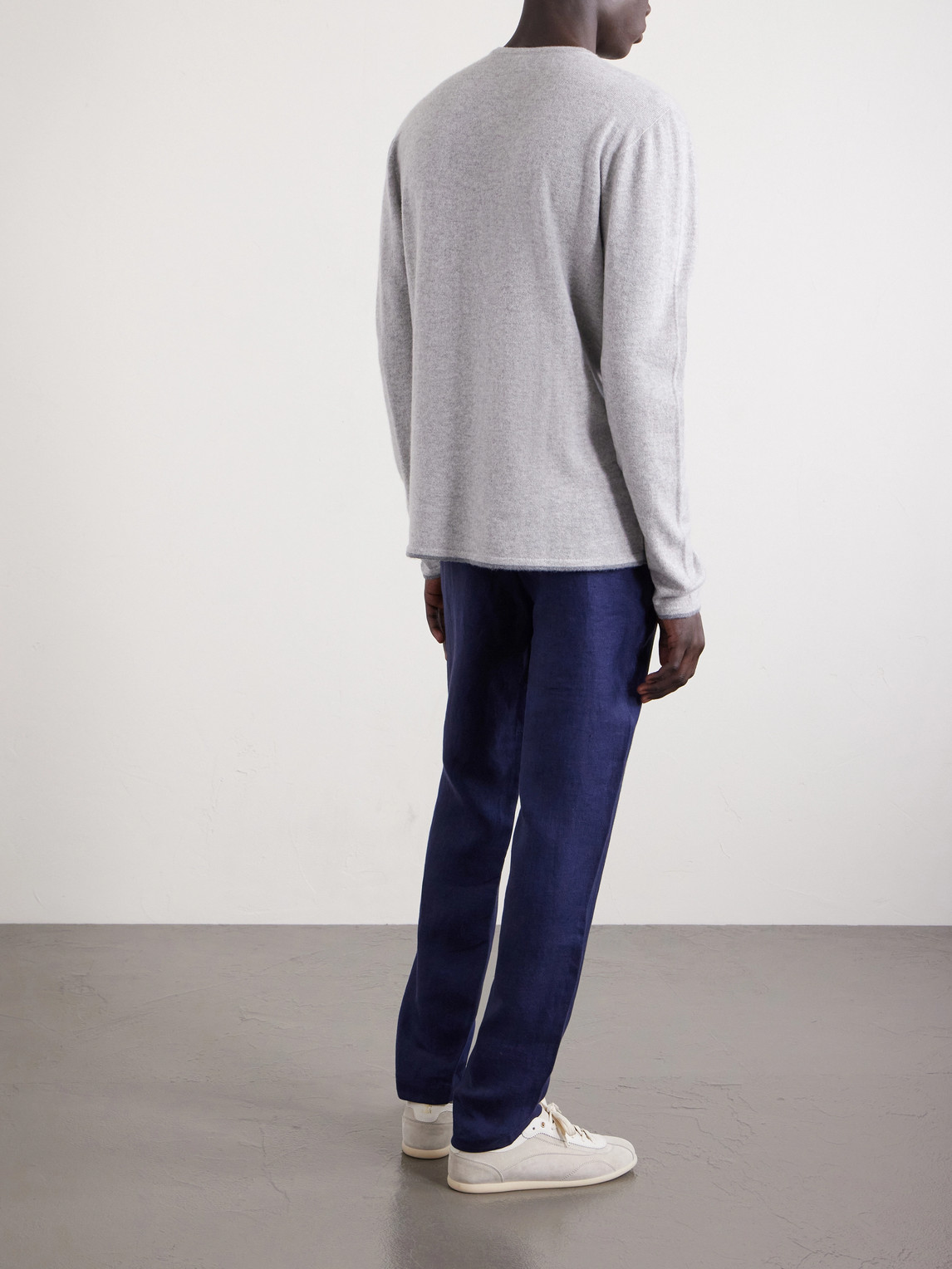  Sease - Shore Cashmere Sweater - Men - Gray - S 