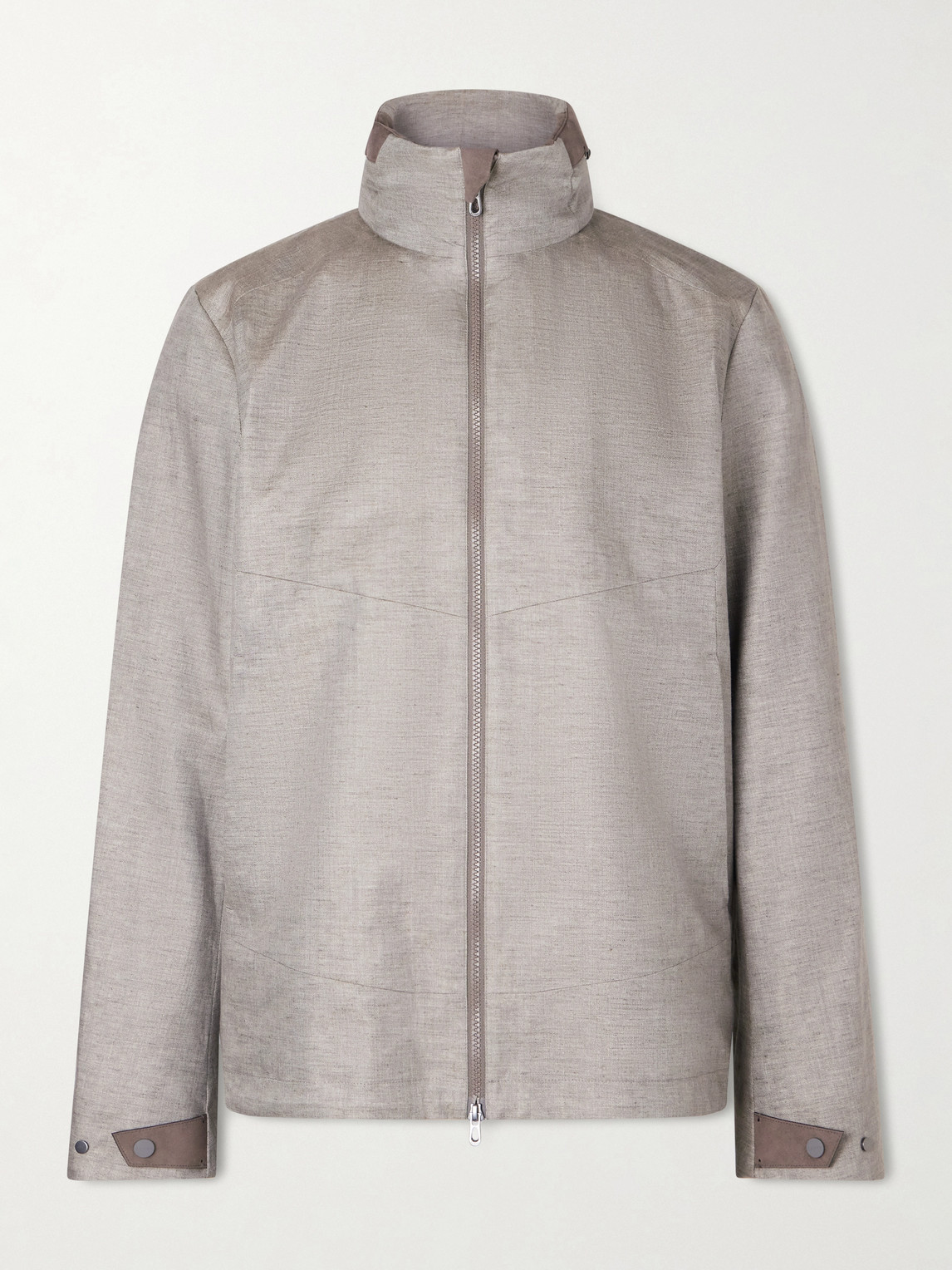 Sease Cruise 2.0 Virgin Wool-blend Hooded Jacket In Gray