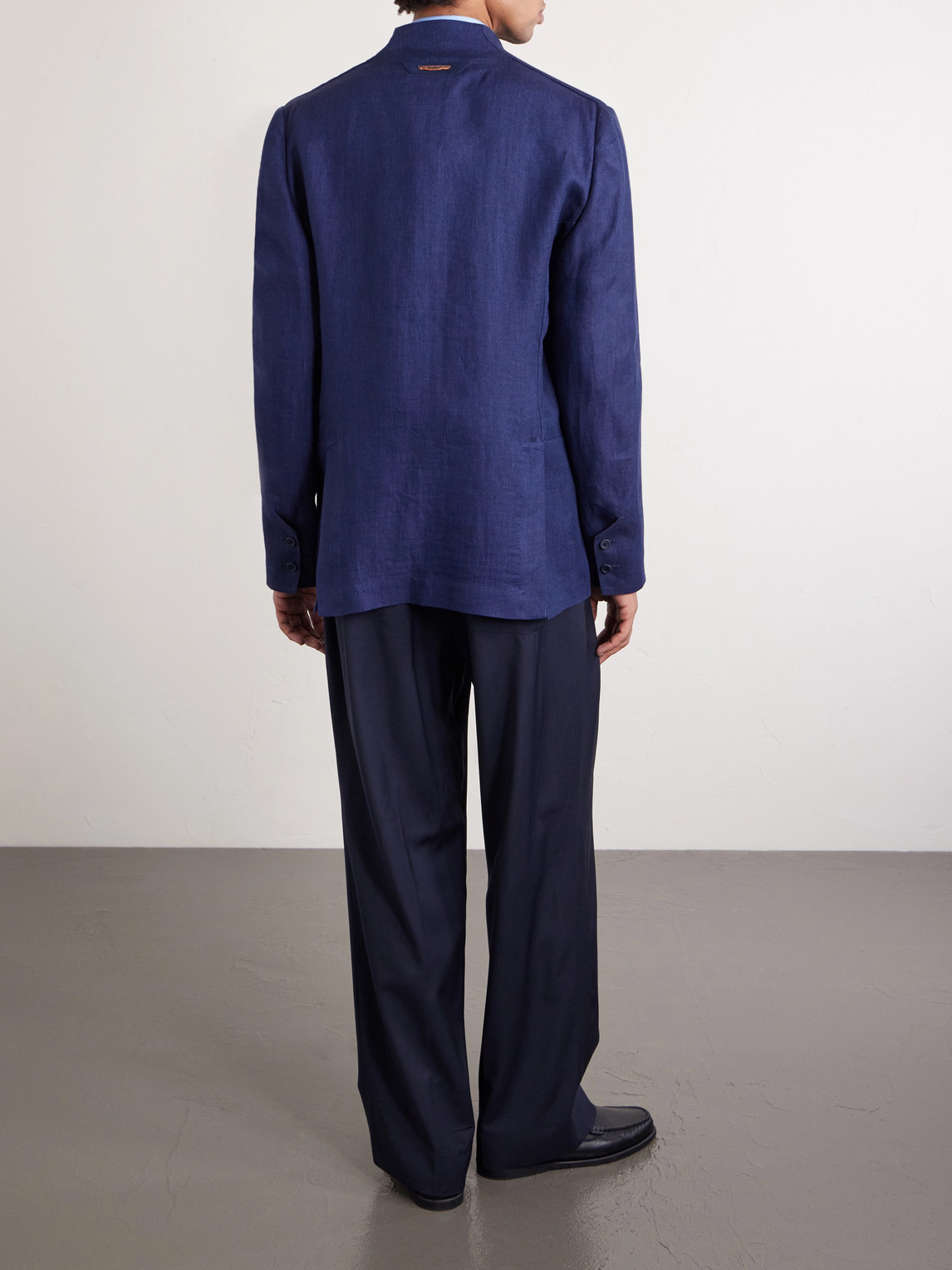  Sease - Ellen Linen And Cotton-blend Blazer - Men - Blue - Xl 