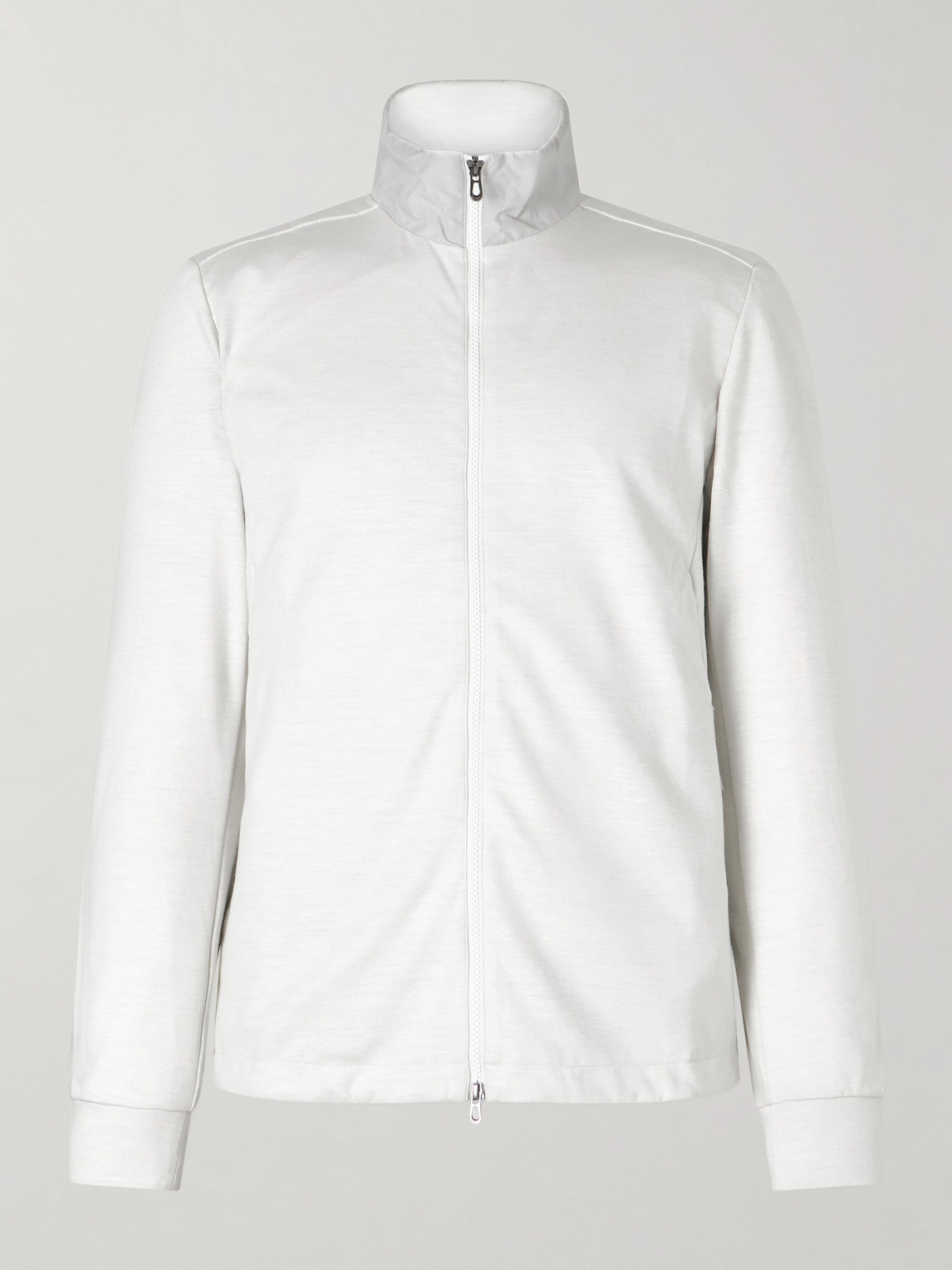Sease Explorer Ripstop-Trimmed Virgin Wool-Blend Sweater - Men