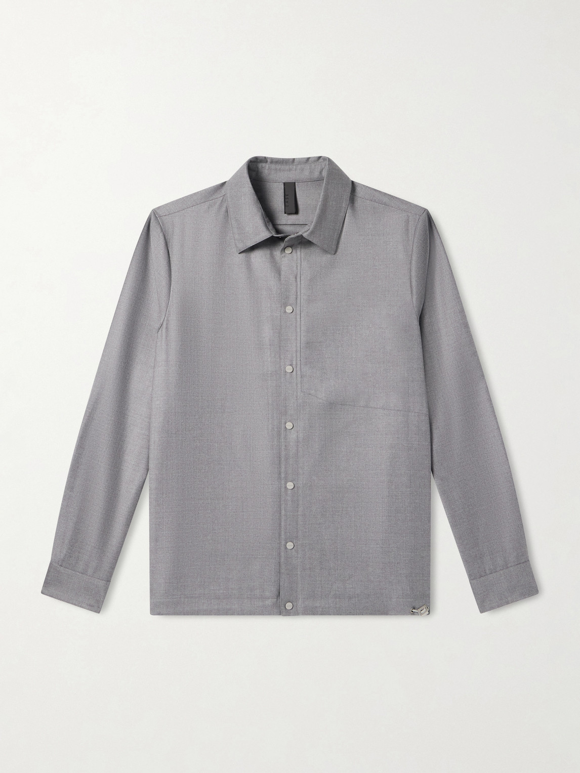 Sease New Gate Virgin Wool Shirt In Gray