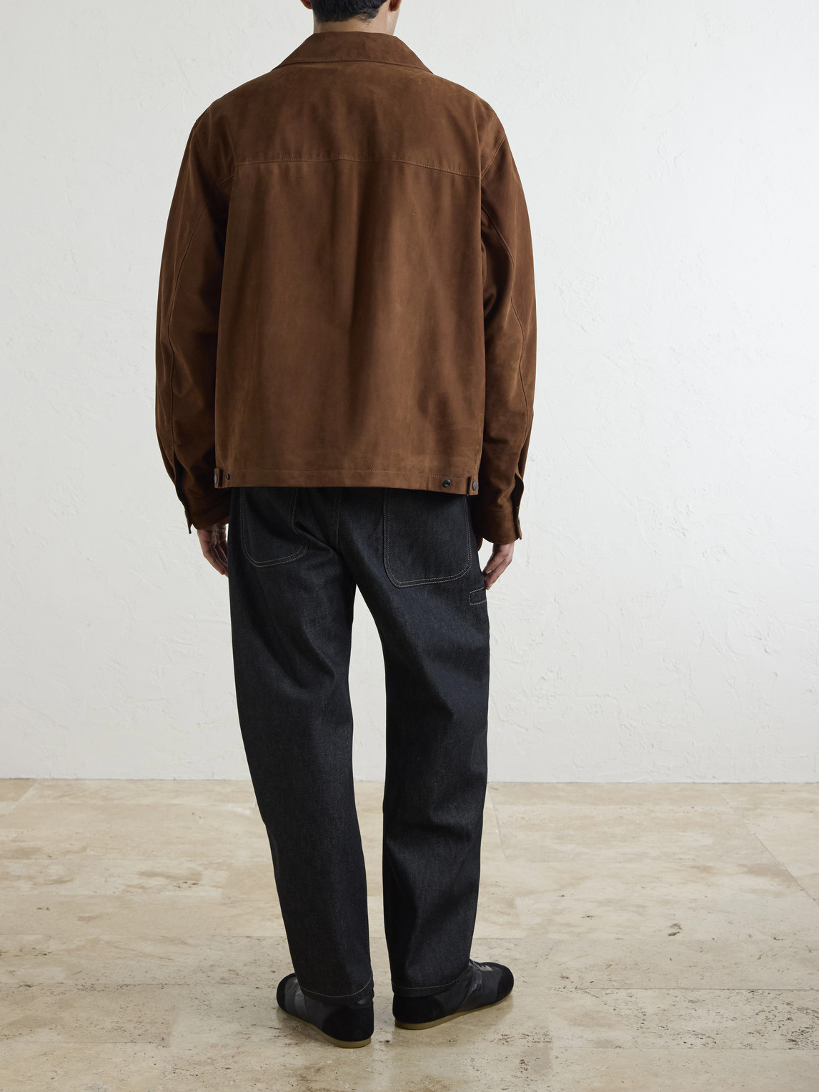  Lemaire - Reporter Nubuck Jacket - Men - Brown - L 