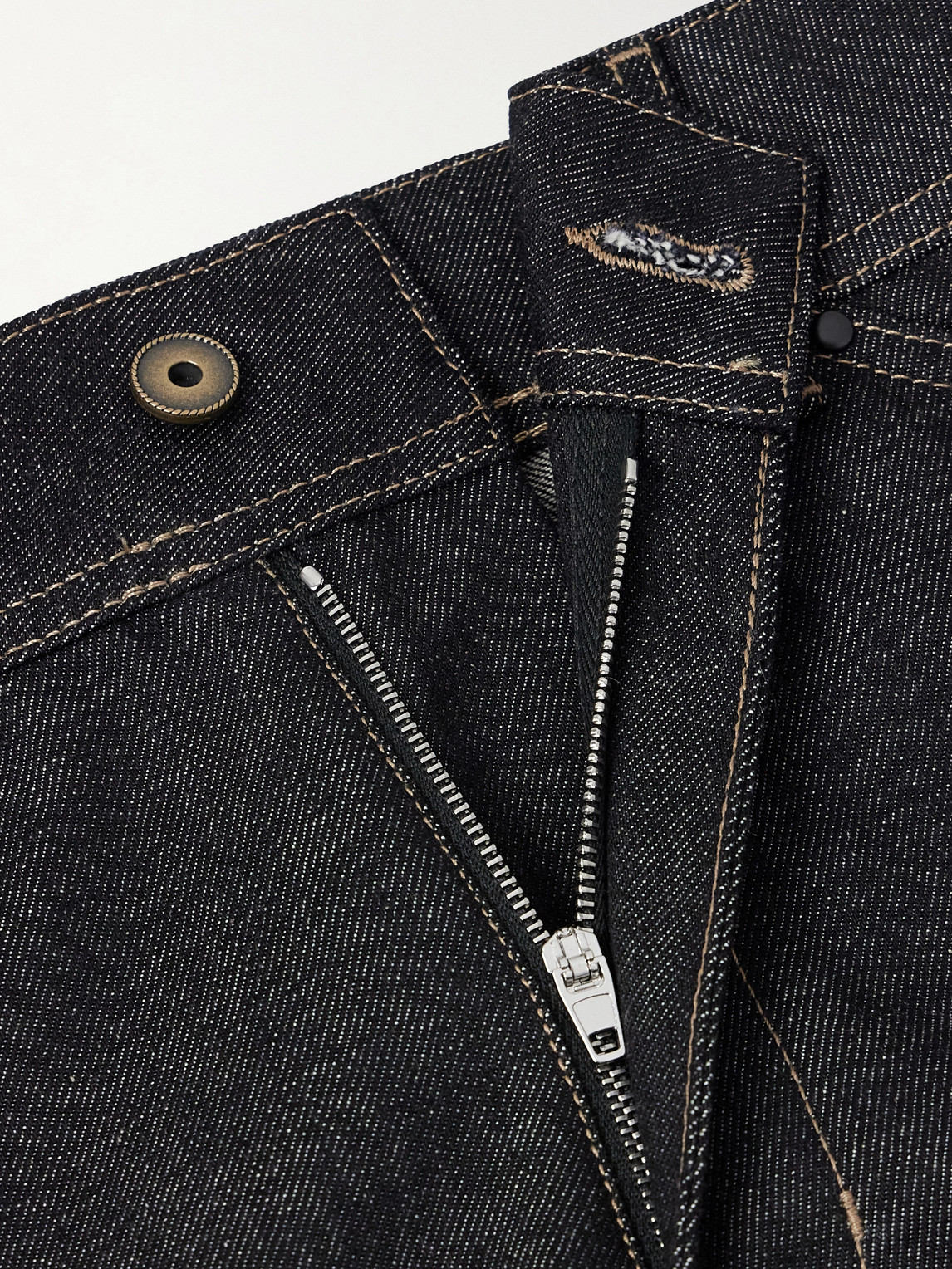 Twisted Barrel-Leg Organic Jeans