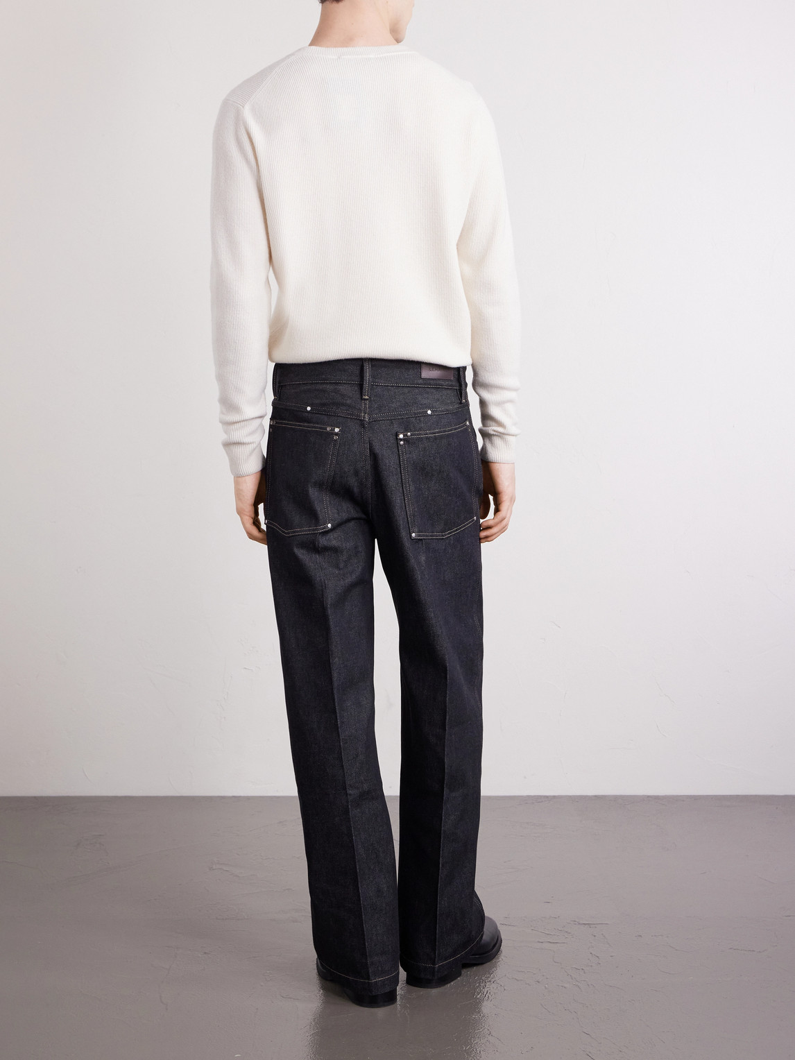  Lemaire - Wide-leg Organic Jeans - Men - Blue - It 52 