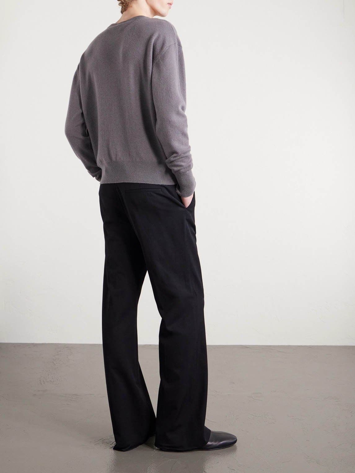  Lemaire - Wool And Cashmere-blend Sweater - Men - Gray - S 