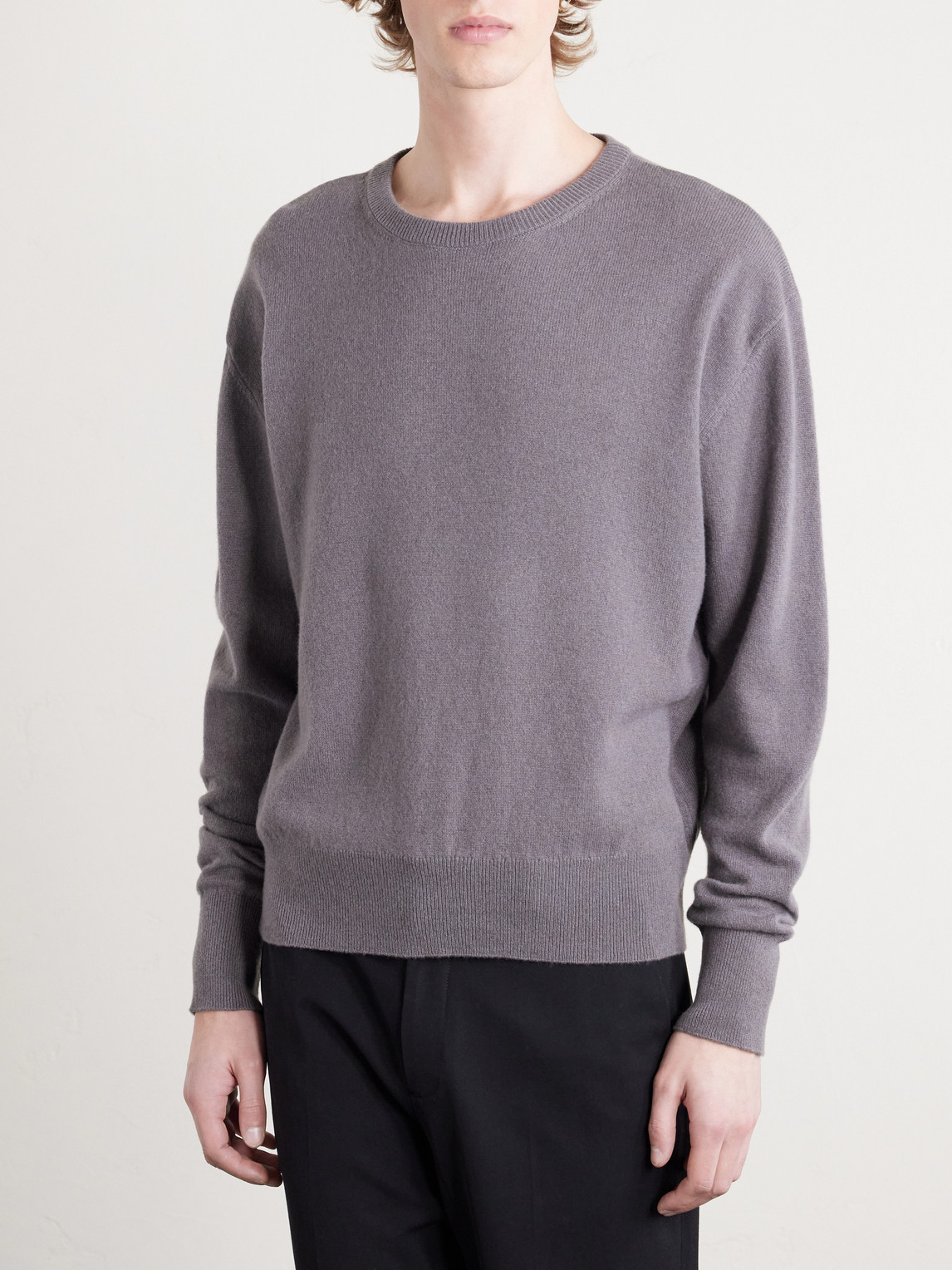  Lemaire - Wool And Cashmere-blend Sweater - Men - Gray - S 