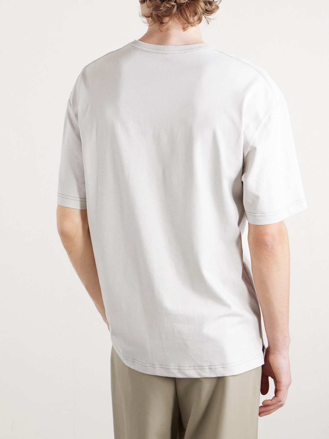 Cotton And Linen-Blend Jersey T-Shirt
