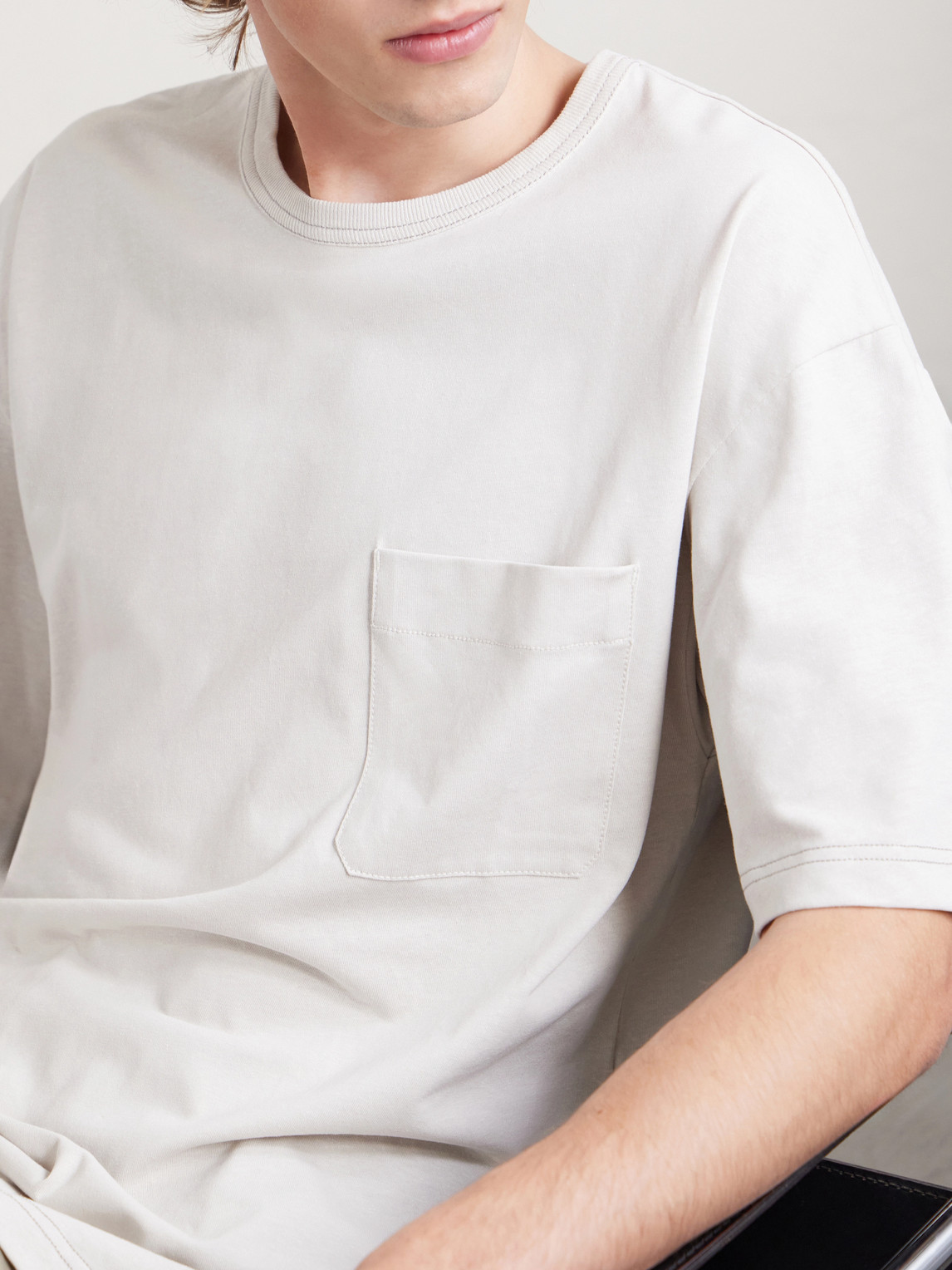 Cotton And Linen-Blend Jersey T-Shirt