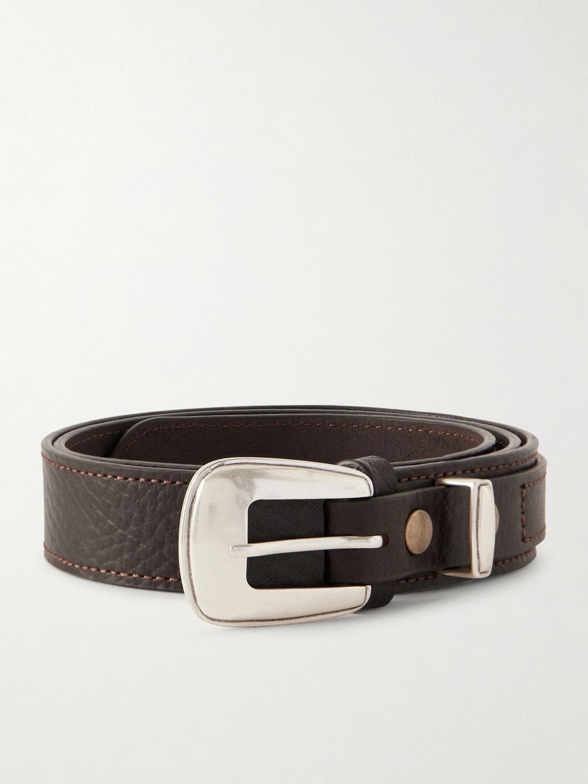 Lemaire 3cm Full-Grain Leather Belt EU 95