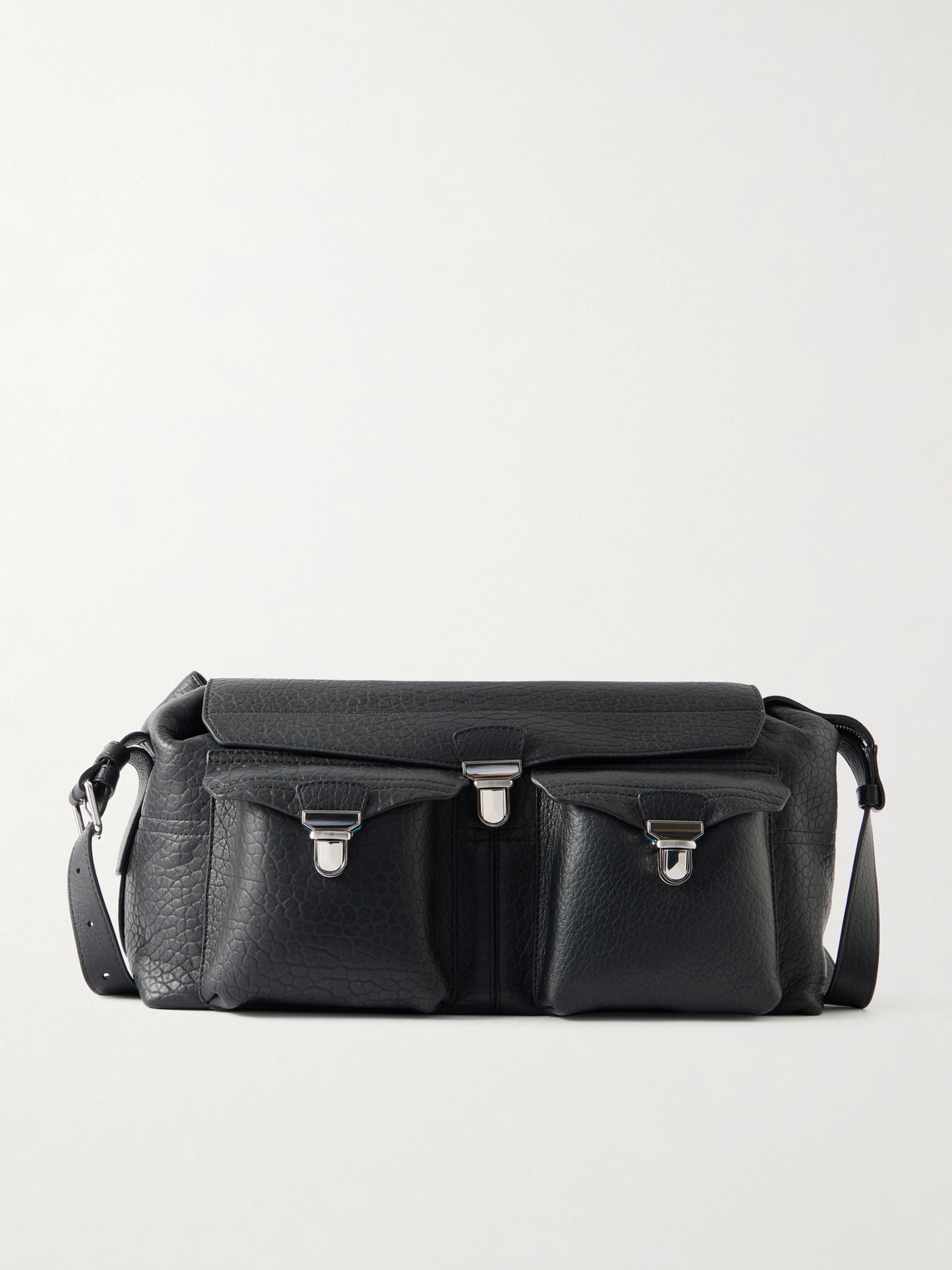 Lemaire LEMAIRE - Soft Gear Textured-Leather Messenger Bag - Men - Black aus 100% Leather in Black