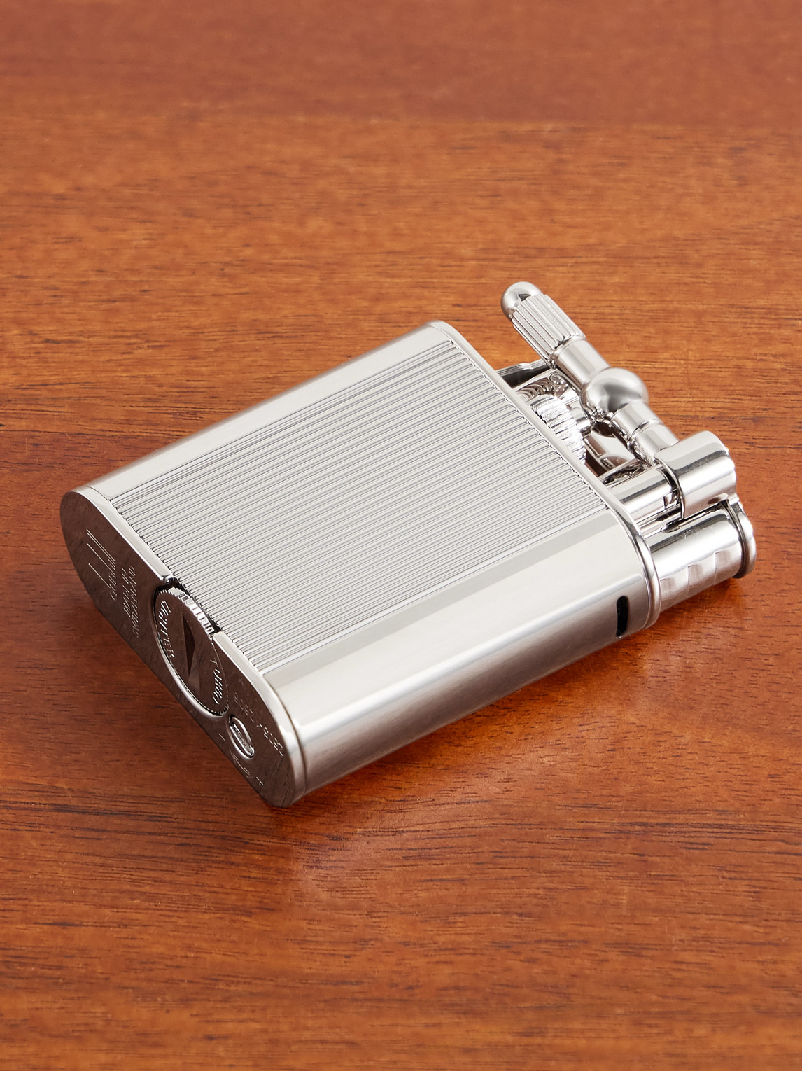 Dunhill Turbo Silver-tone Lighter In Silver