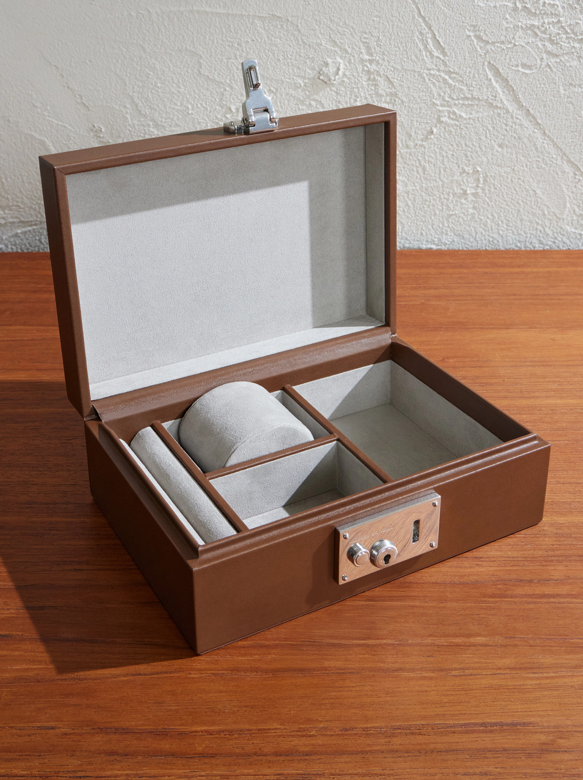  Dunhill - Century Leather Jewellery Box - Men - Brown 