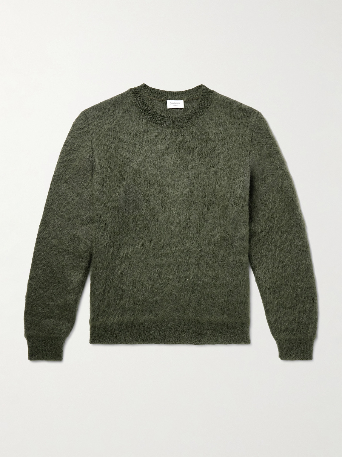 Saint Laurent Slim-Fit Mohair-Blend Sweater - Men
