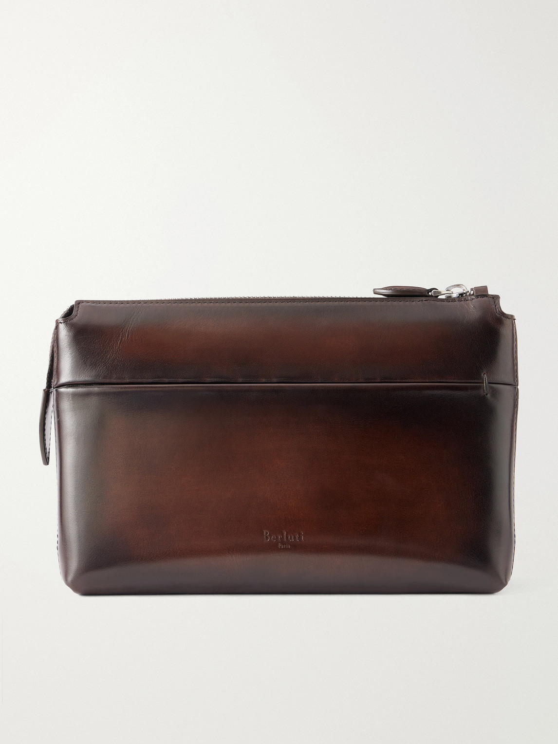 Berluti Berluti - Tersio Gaspard Leather Pouche - Men - Brown aus 100% Leather in Brown