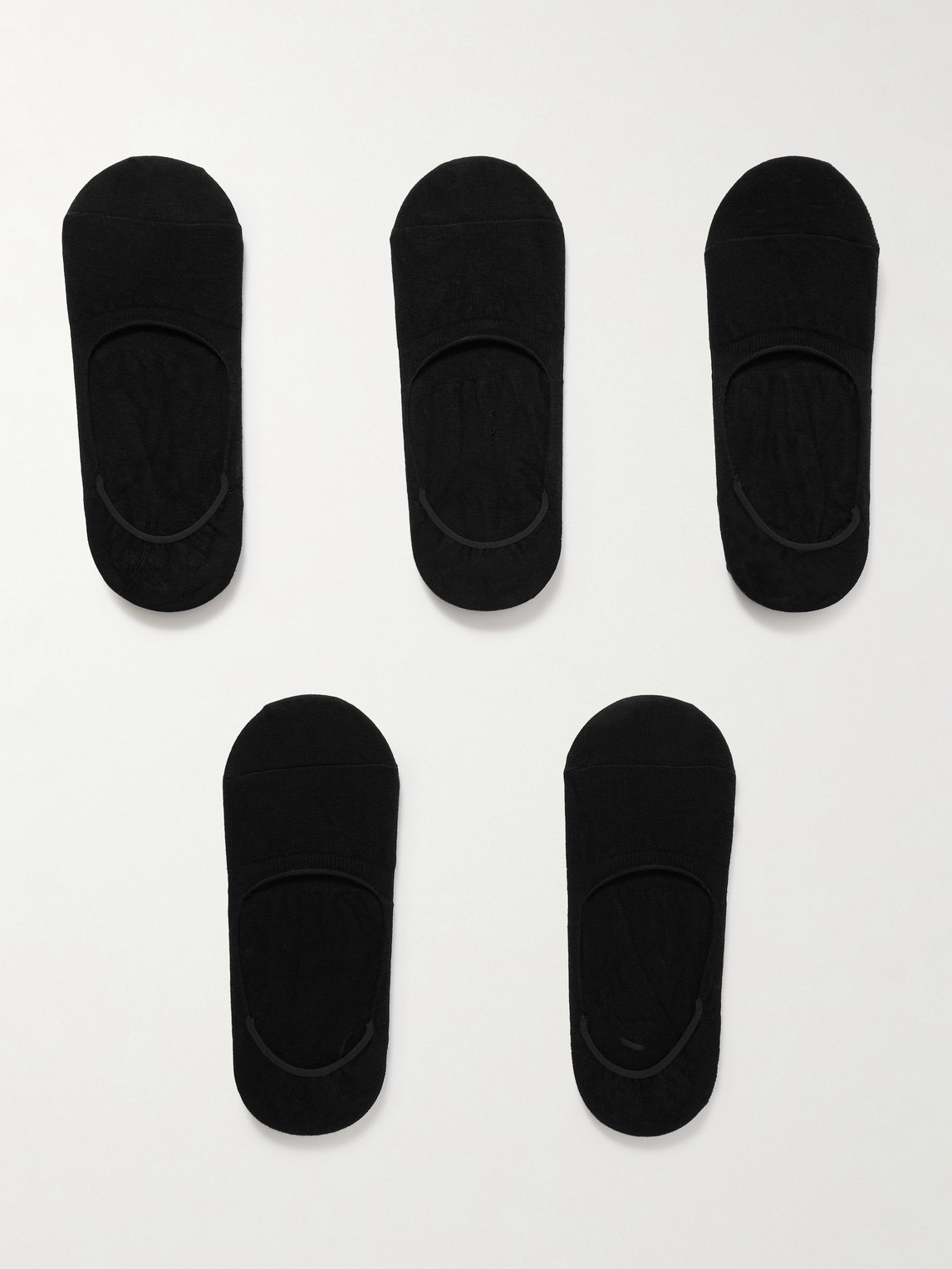 FALKE Step Casual Five-Pack No-Show Cotton-Blend Socks - Men