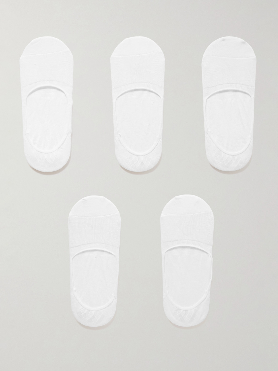 FALKE Step Casual Five-Pack No-Show Cotton-Blend Socks - Men