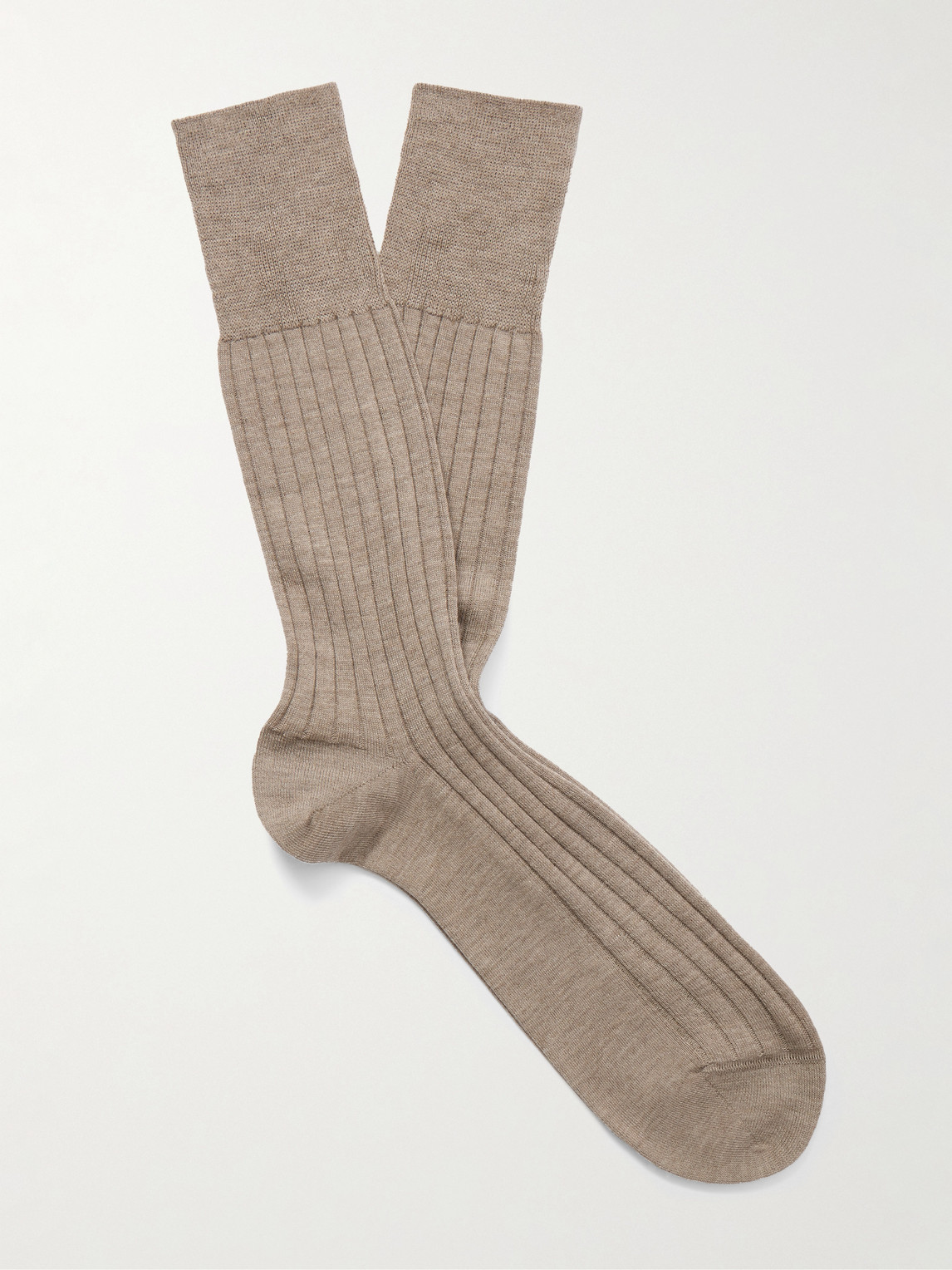 FALKE No 2 Ribbed Cashmere-Blend Socks - Men