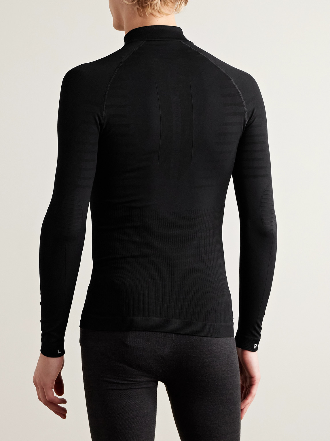  Falke - Half-zip Ski Base Layer - Men - Black - S 